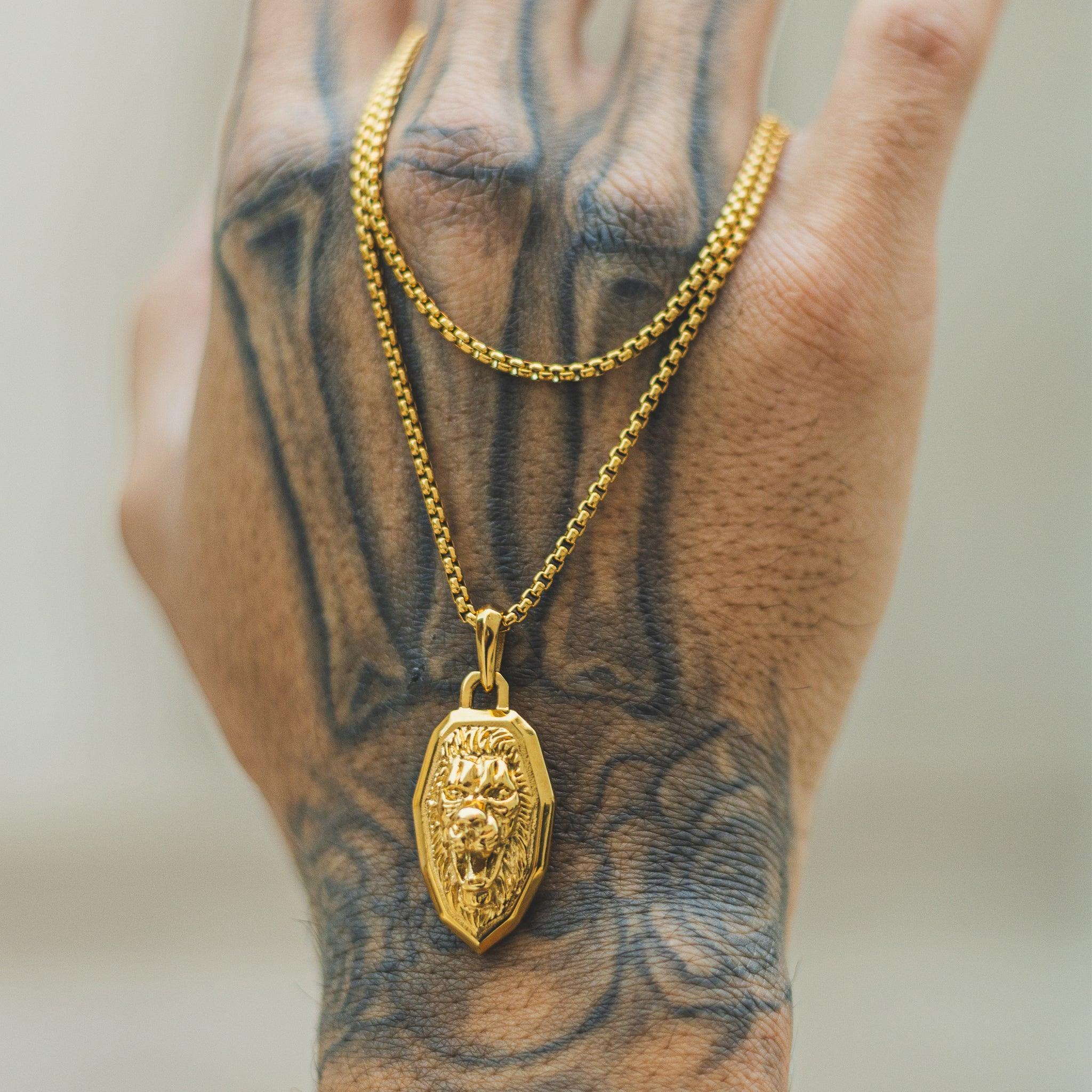 Matching Your Men's Gold Lion Pendant with Other Accessories