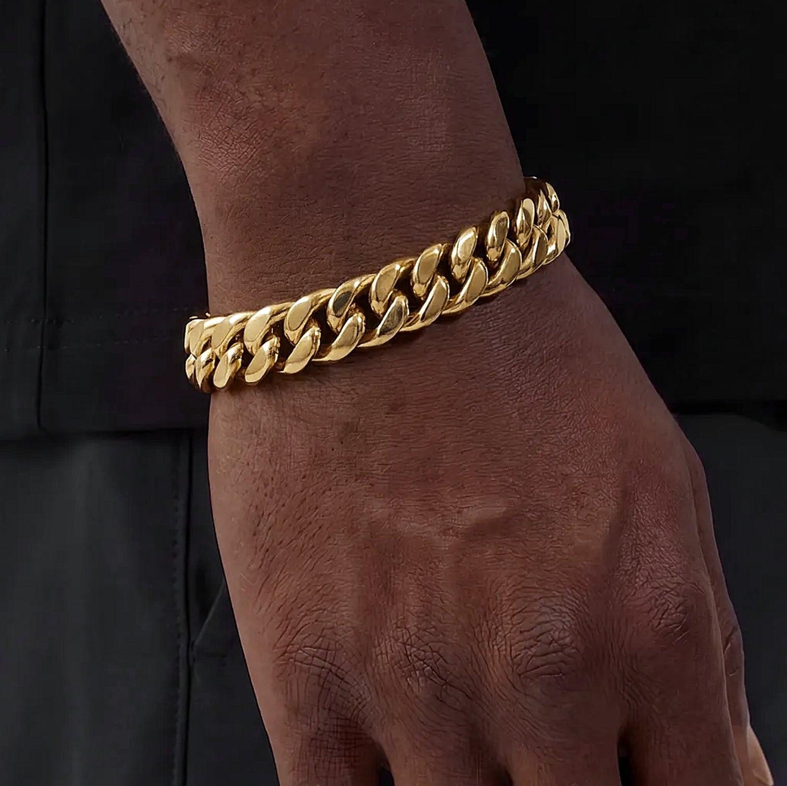 Cuban Link Bracelet (12mm) - Gold