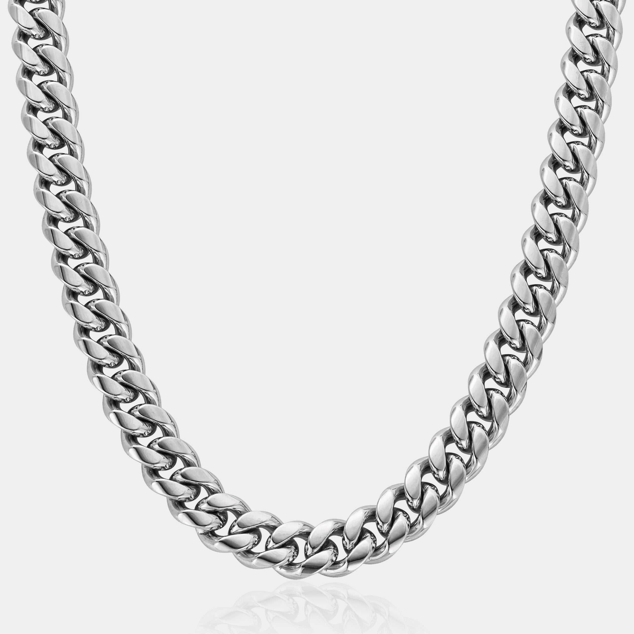 Cuban Link Chain (12mm) - Silver