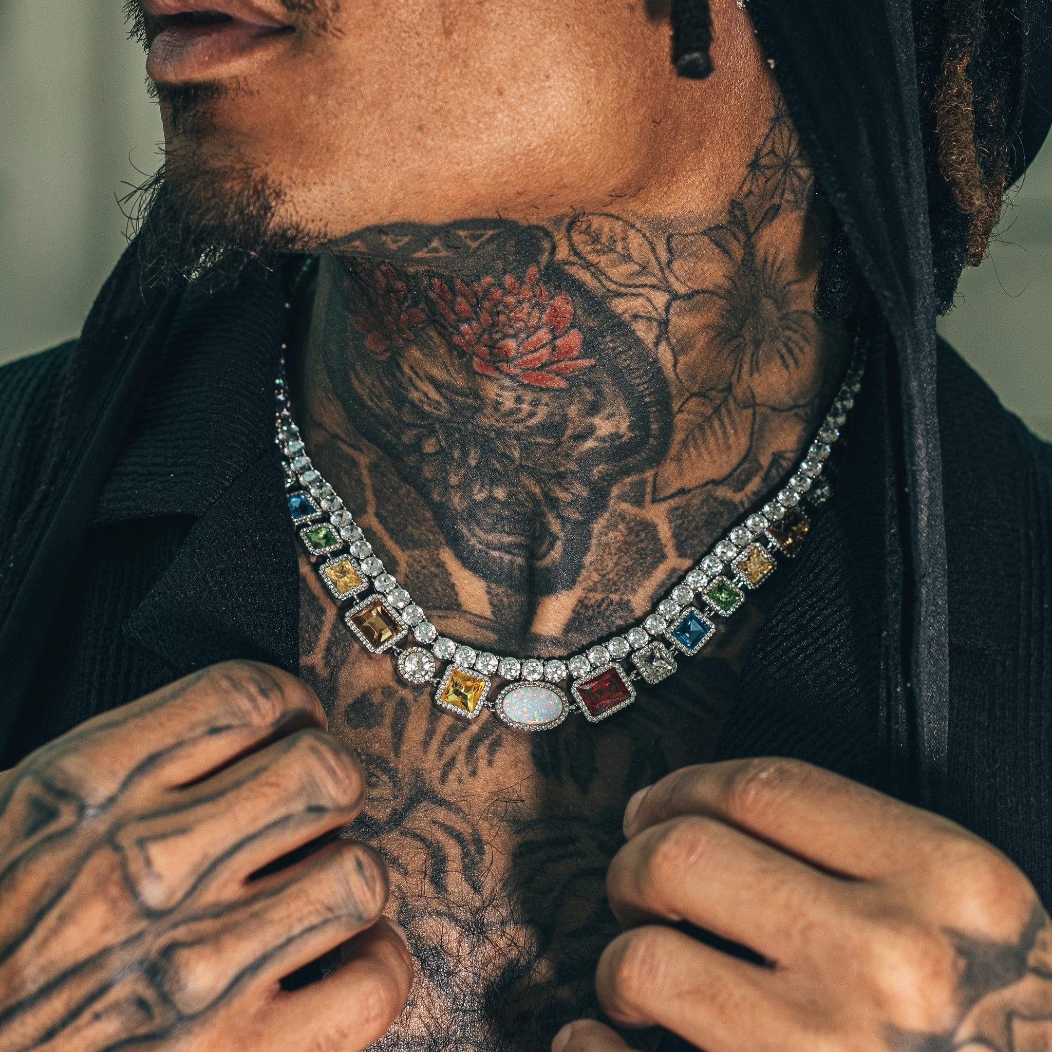 Motley Gemstone Set - Silver