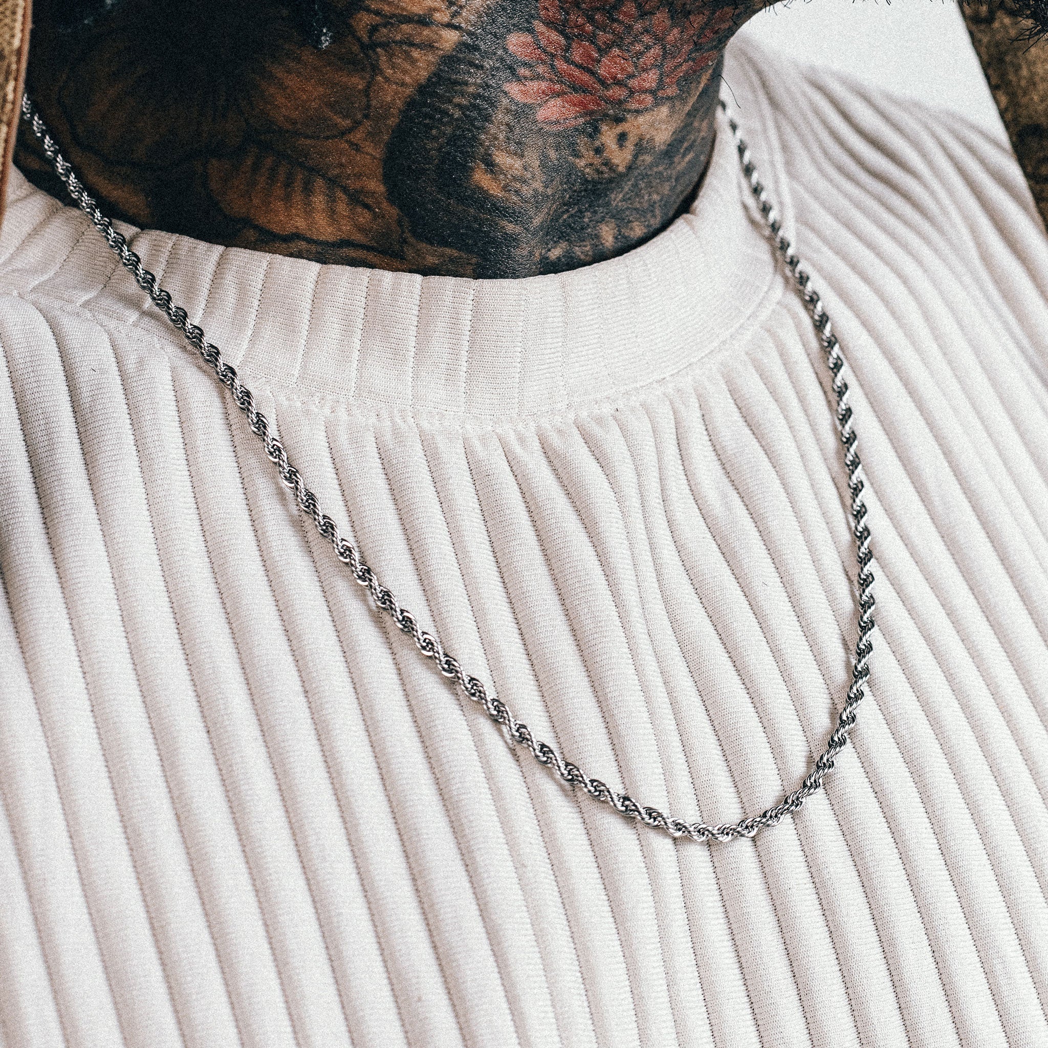 Rope Chain (3mm) - Silver