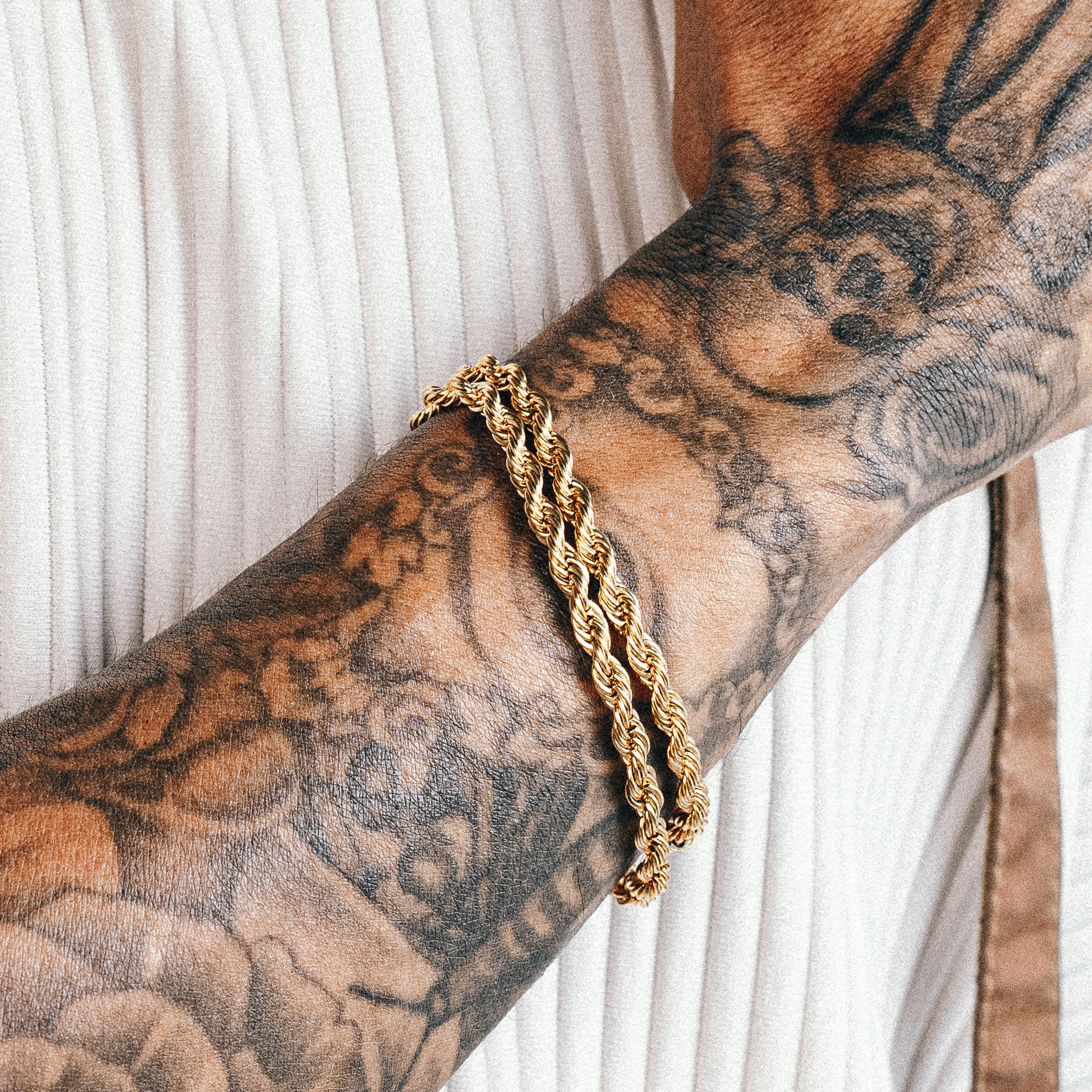 Rope Bracelet (5mm) - Gold