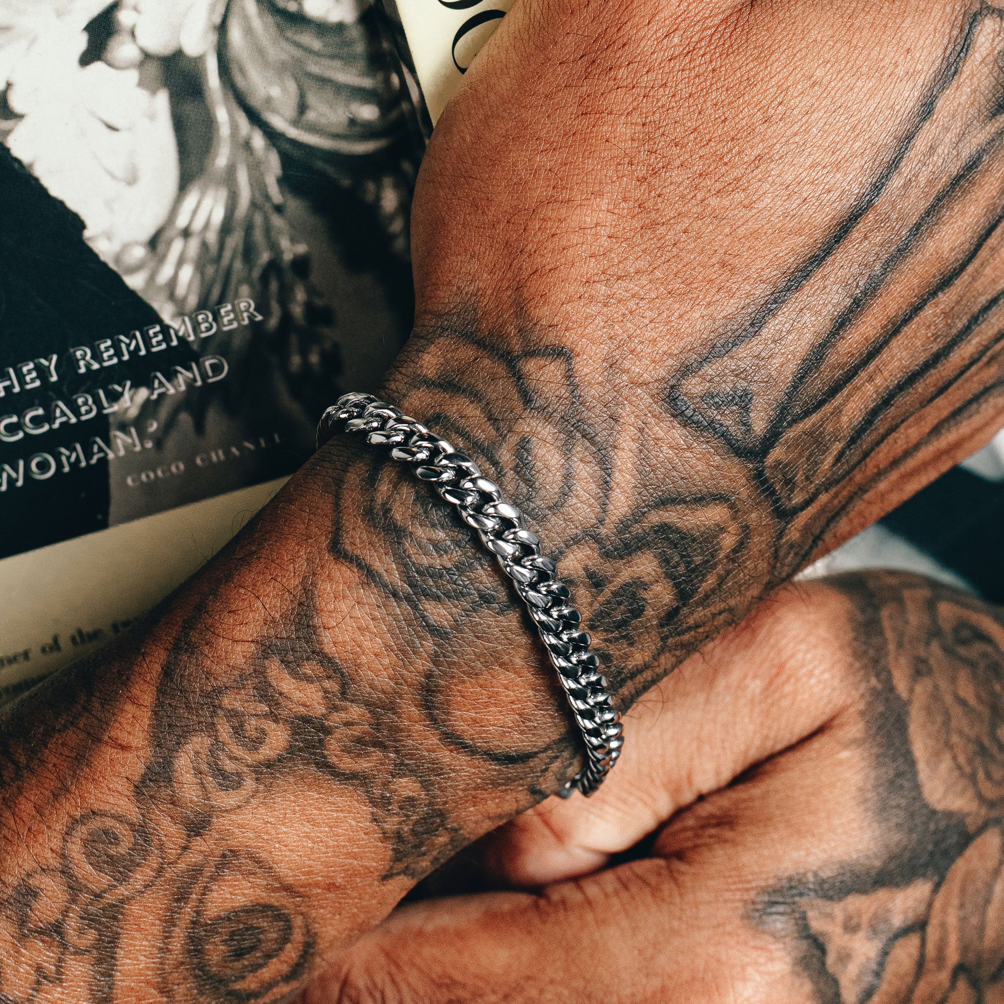 Cuban Link Bracelet (6mm) - Silver