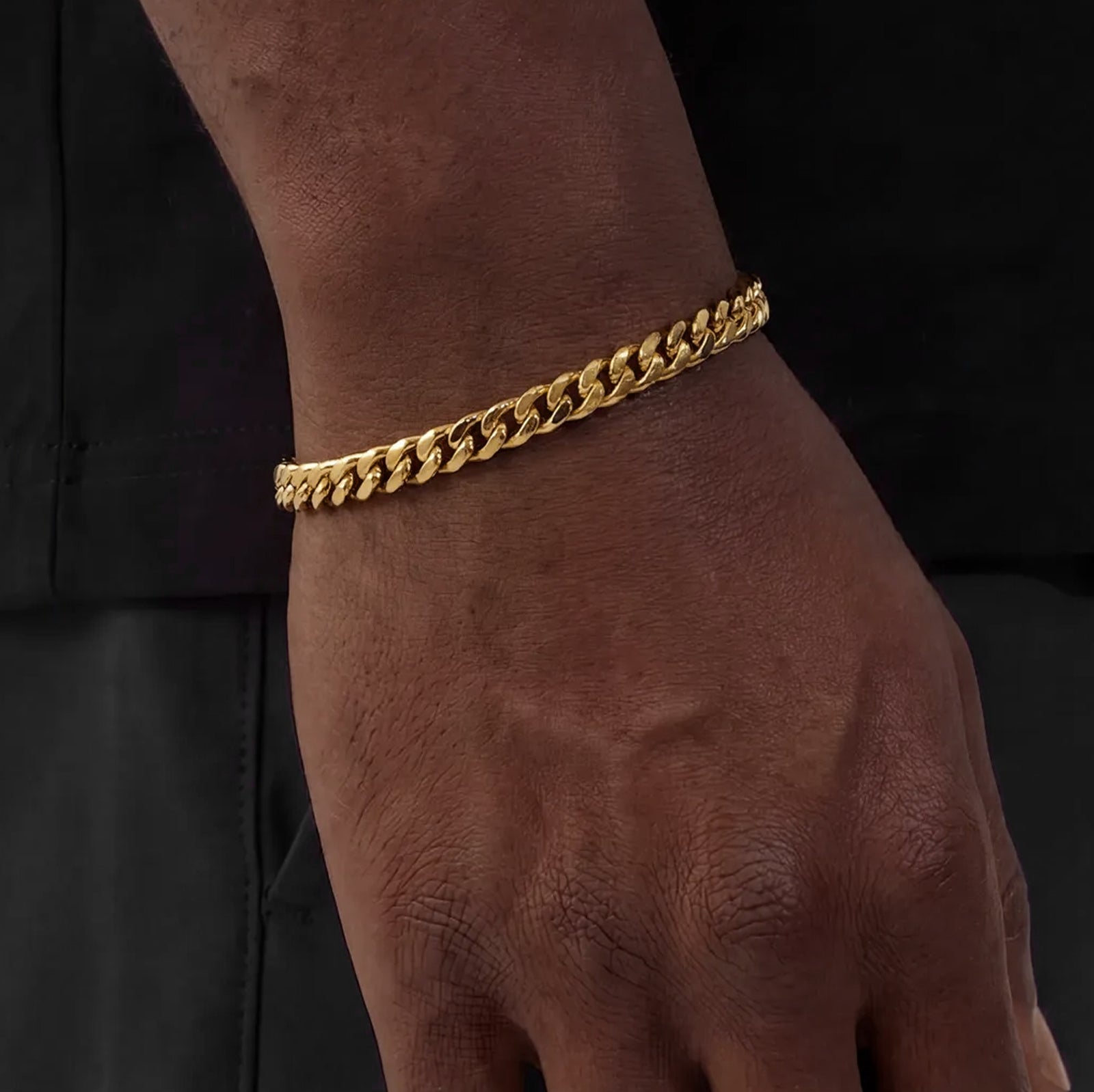 Cuban Link Bracelet (6mm) - Gold