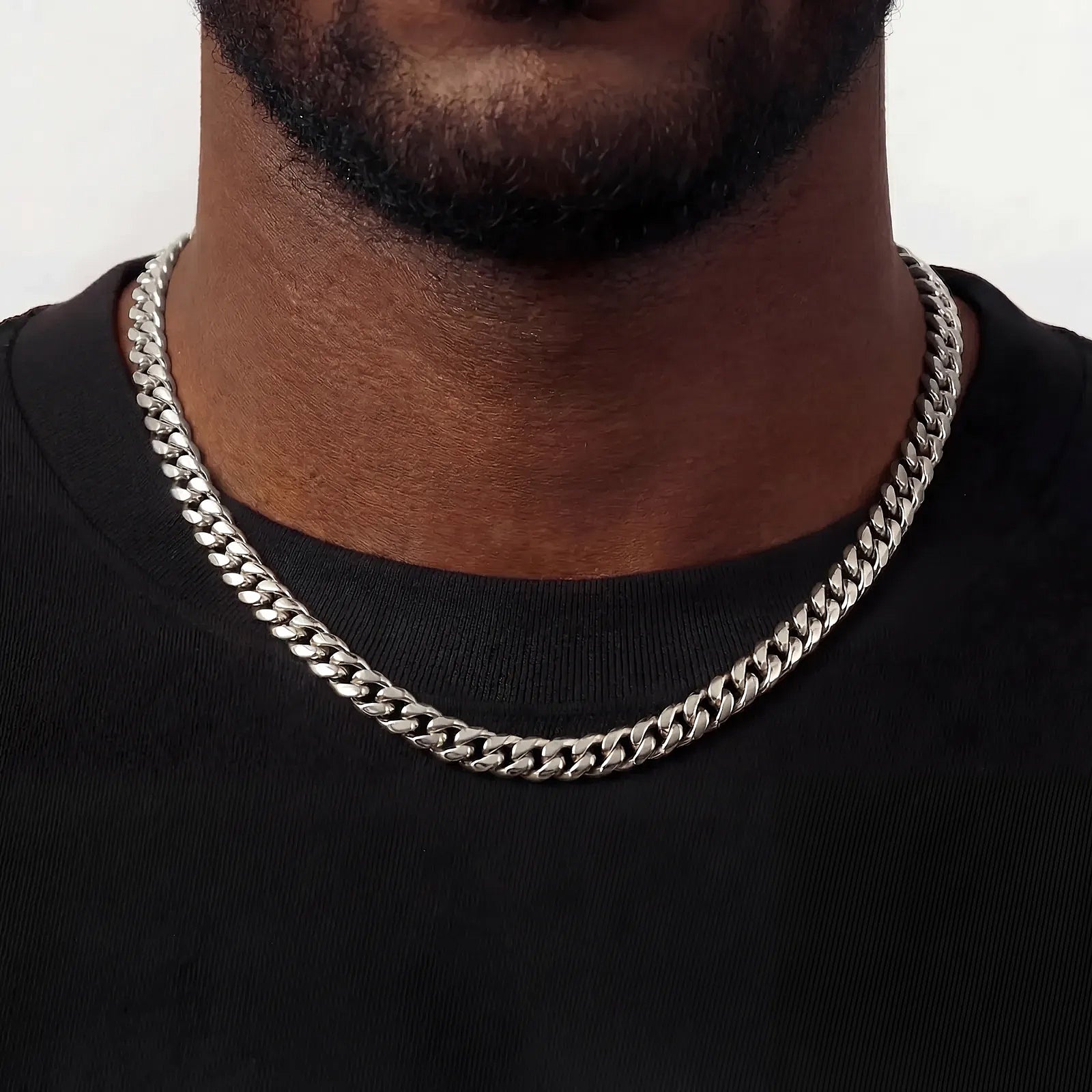 Cuban Link Set (6mm) - Silver