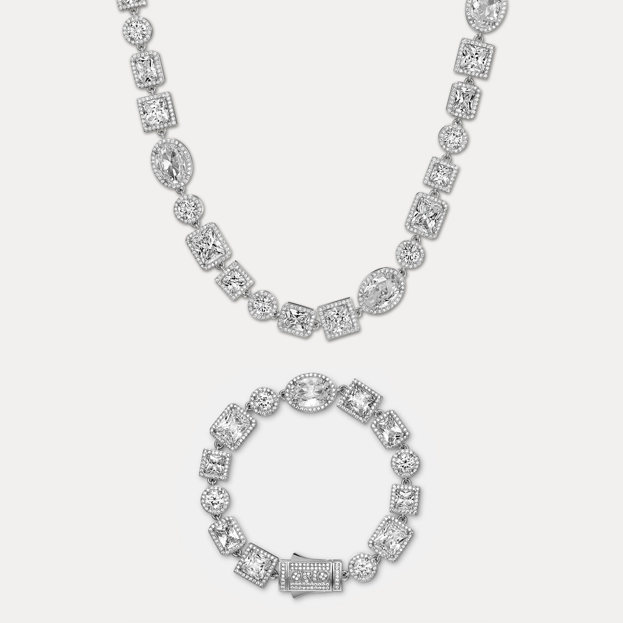 Altair Gemstone Set - Silver