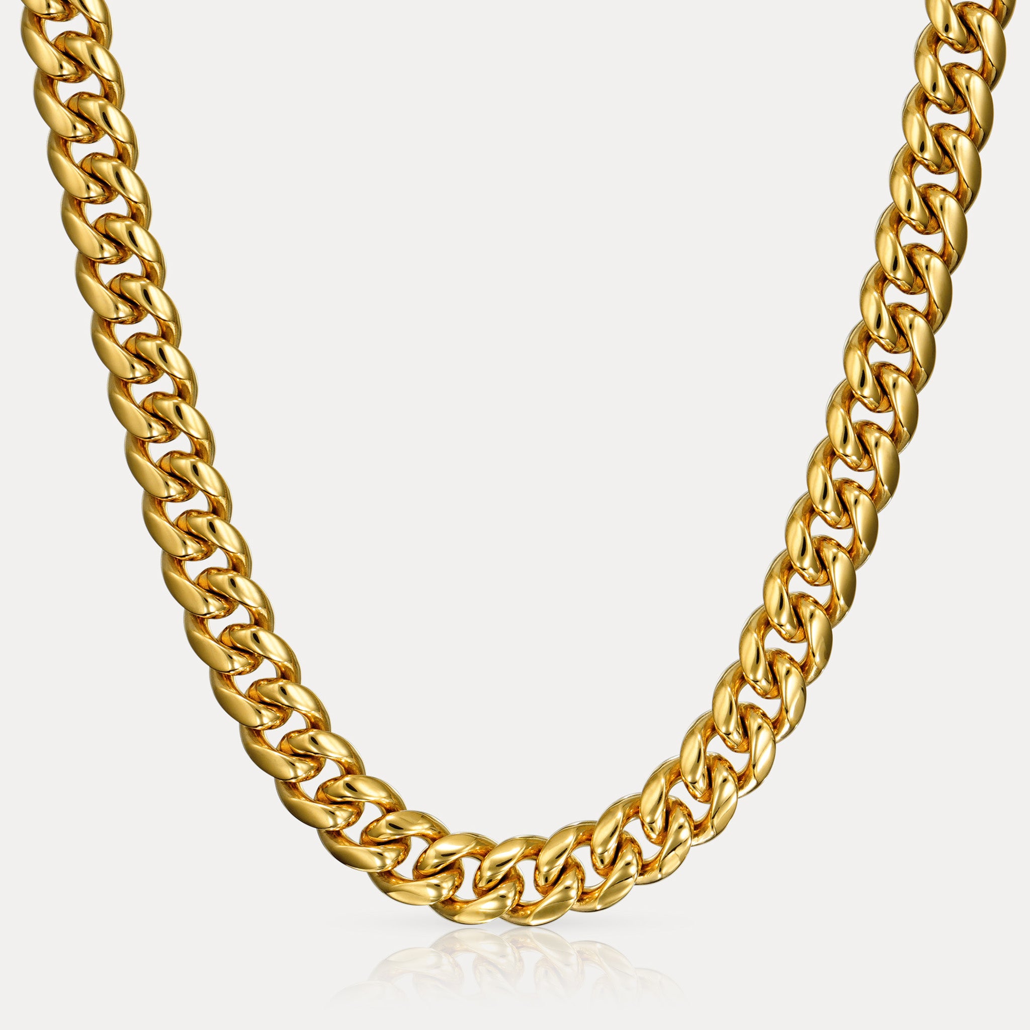 Cuban Link Chain (12mm) - Gold