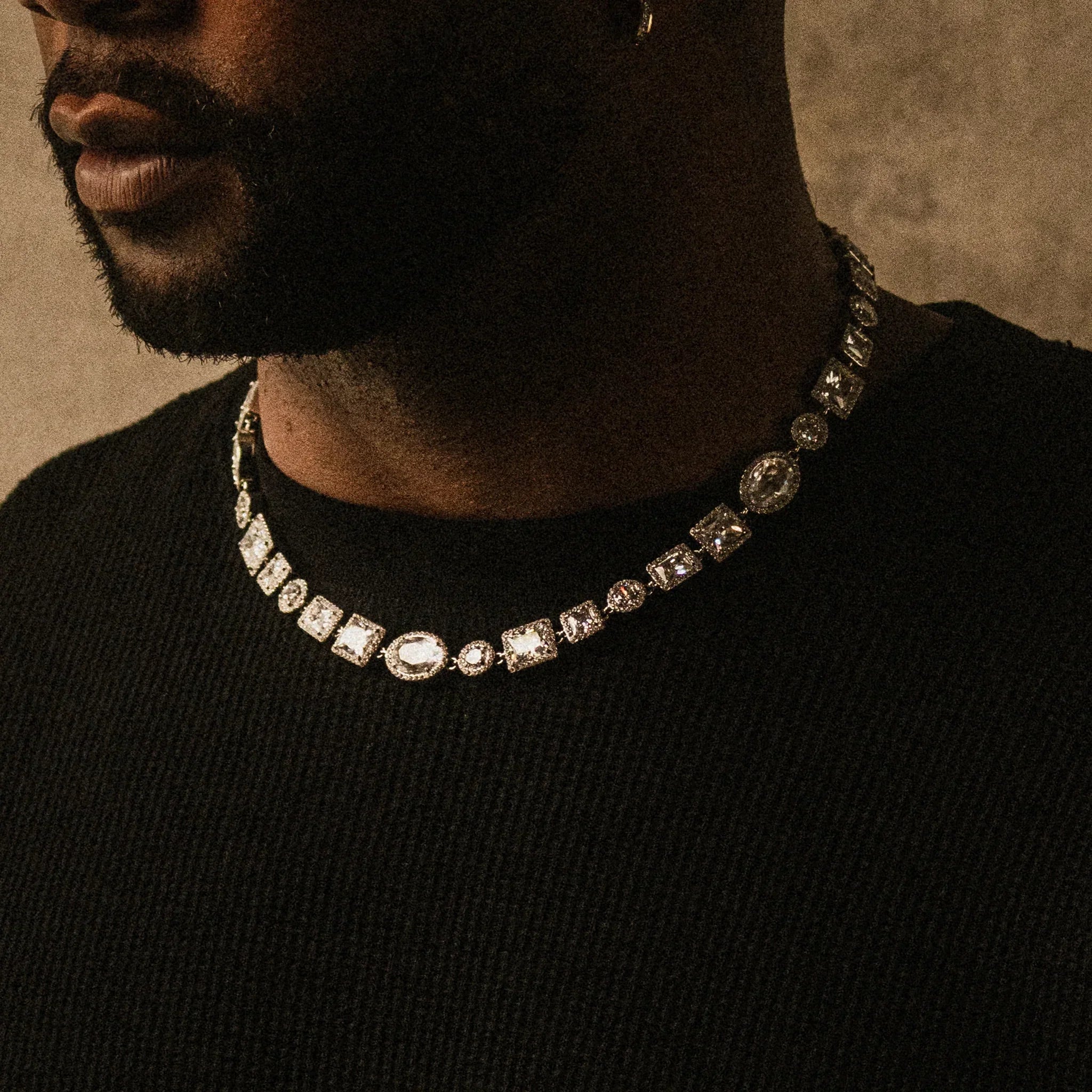 Altair Gemstone Chain - Silver