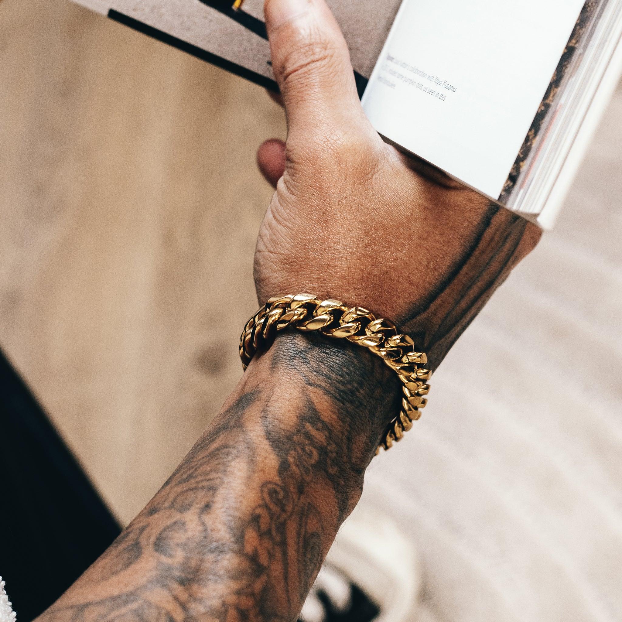 Cuban Link Bracelet (12mm) - Gold