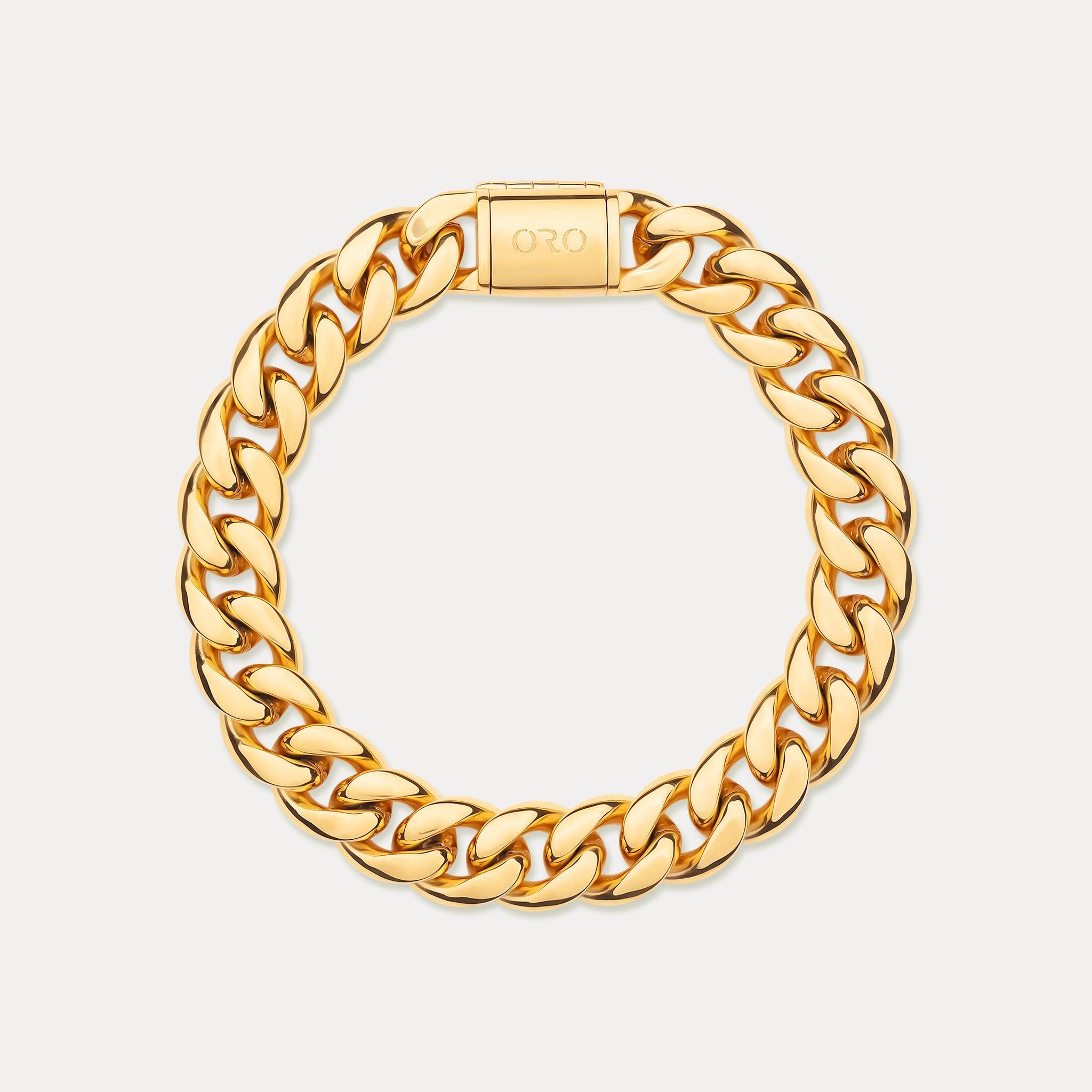 Cuban Link Bracelet (12mm) - Gold
