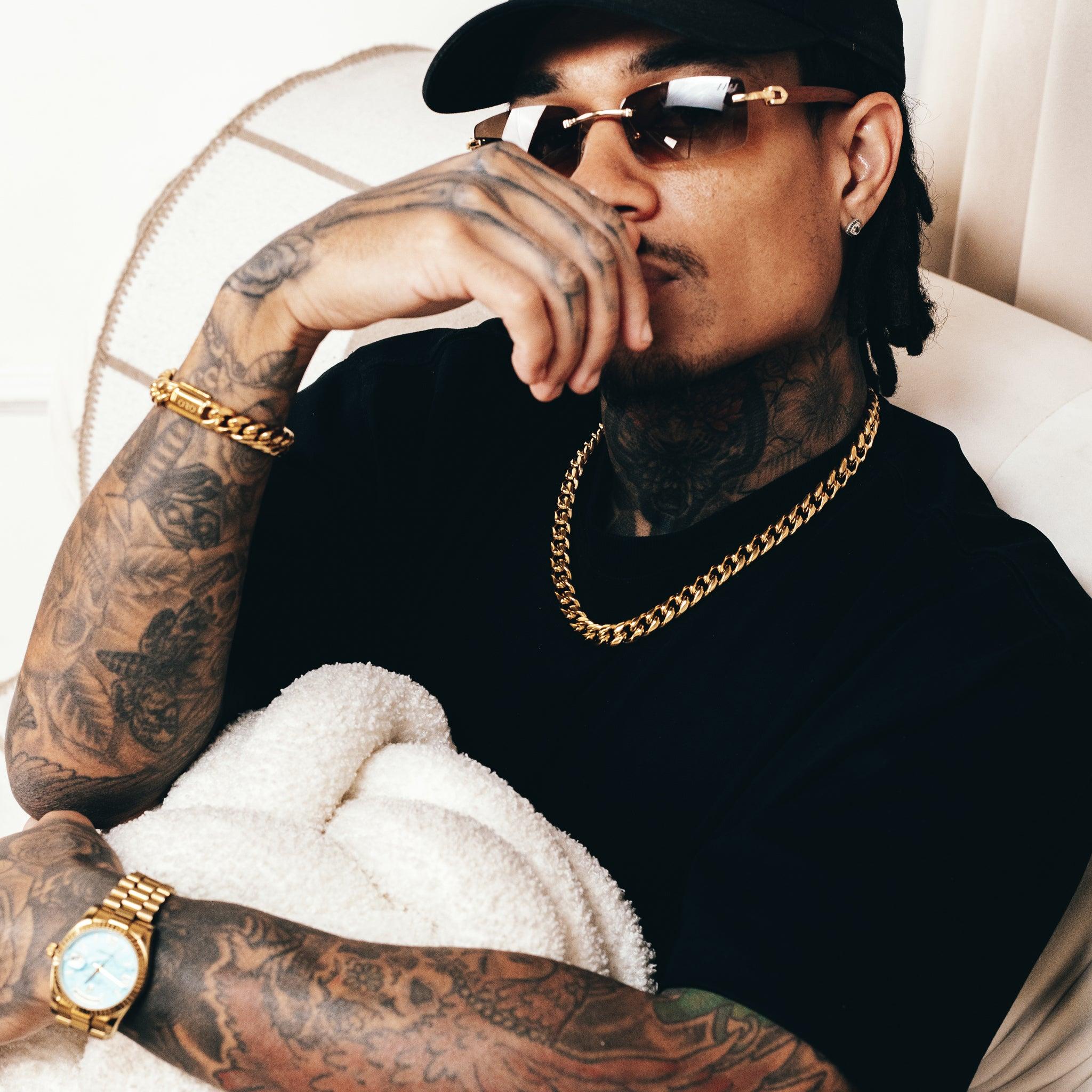 Cuban Link Set (12mm) - Gold