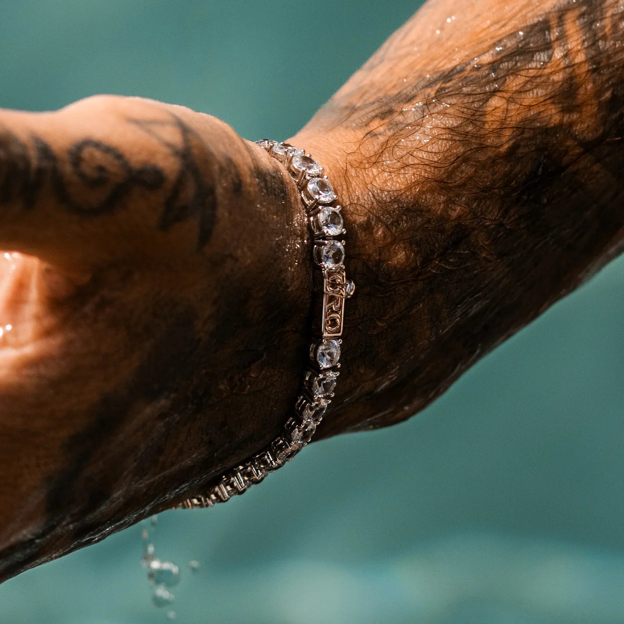 Amalfi Tennis Bracelet (5mm) - Silver