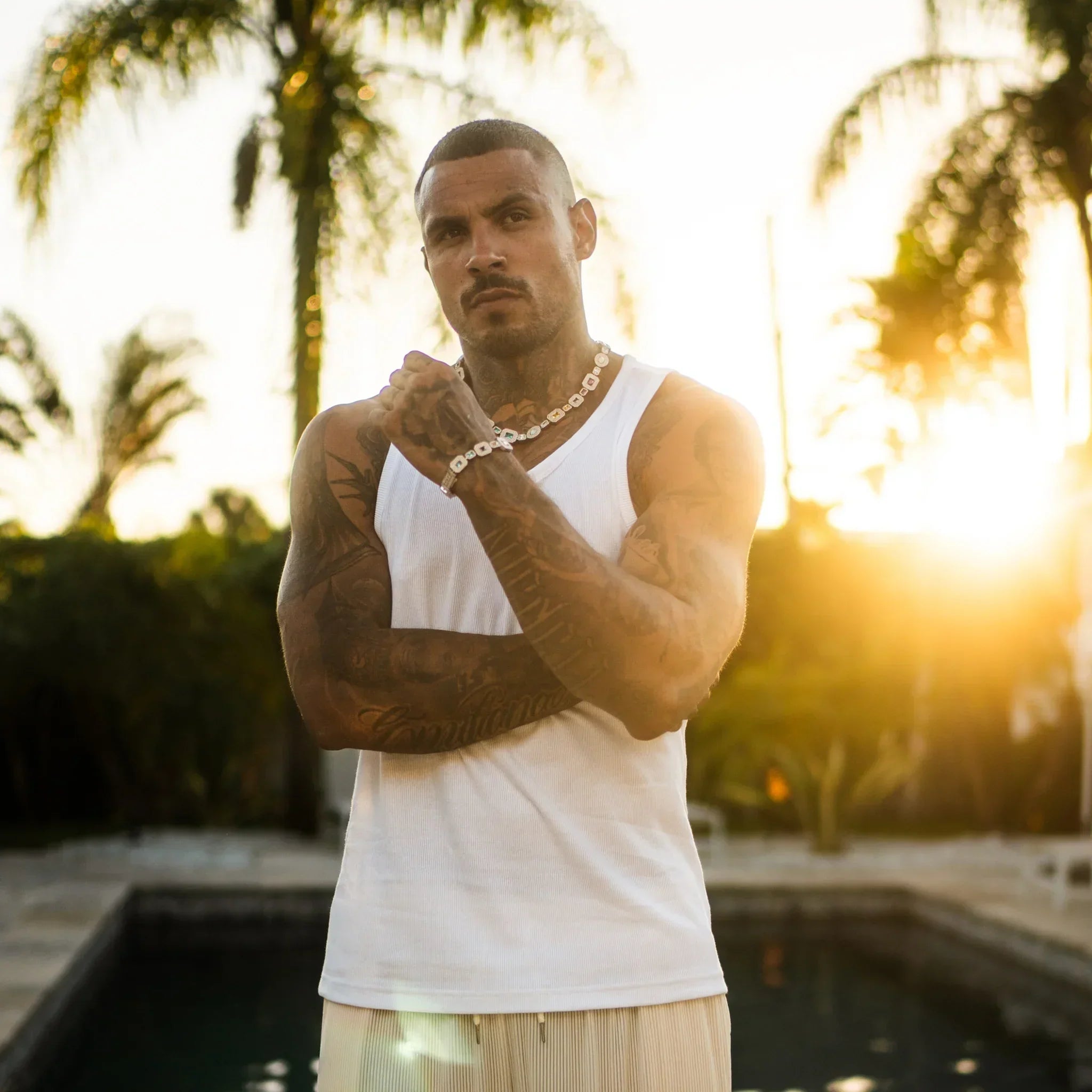 Echelon Gemstone Bracelet - Silver