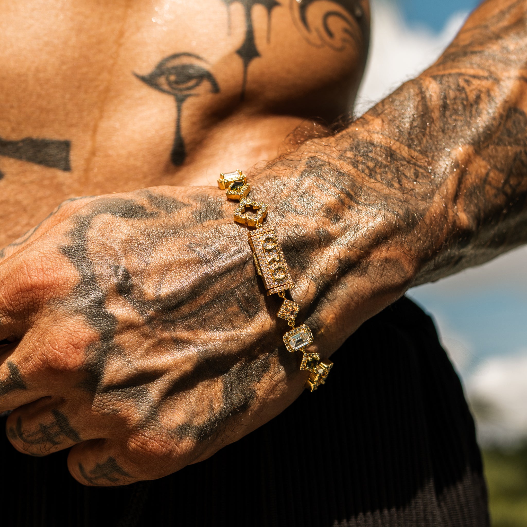 Midas Gemstone Bracelet - Gold