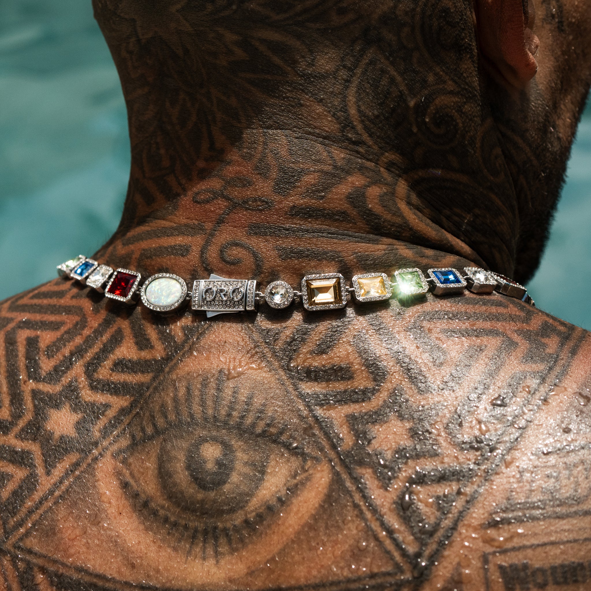 Motley Gemstone Set - Silver