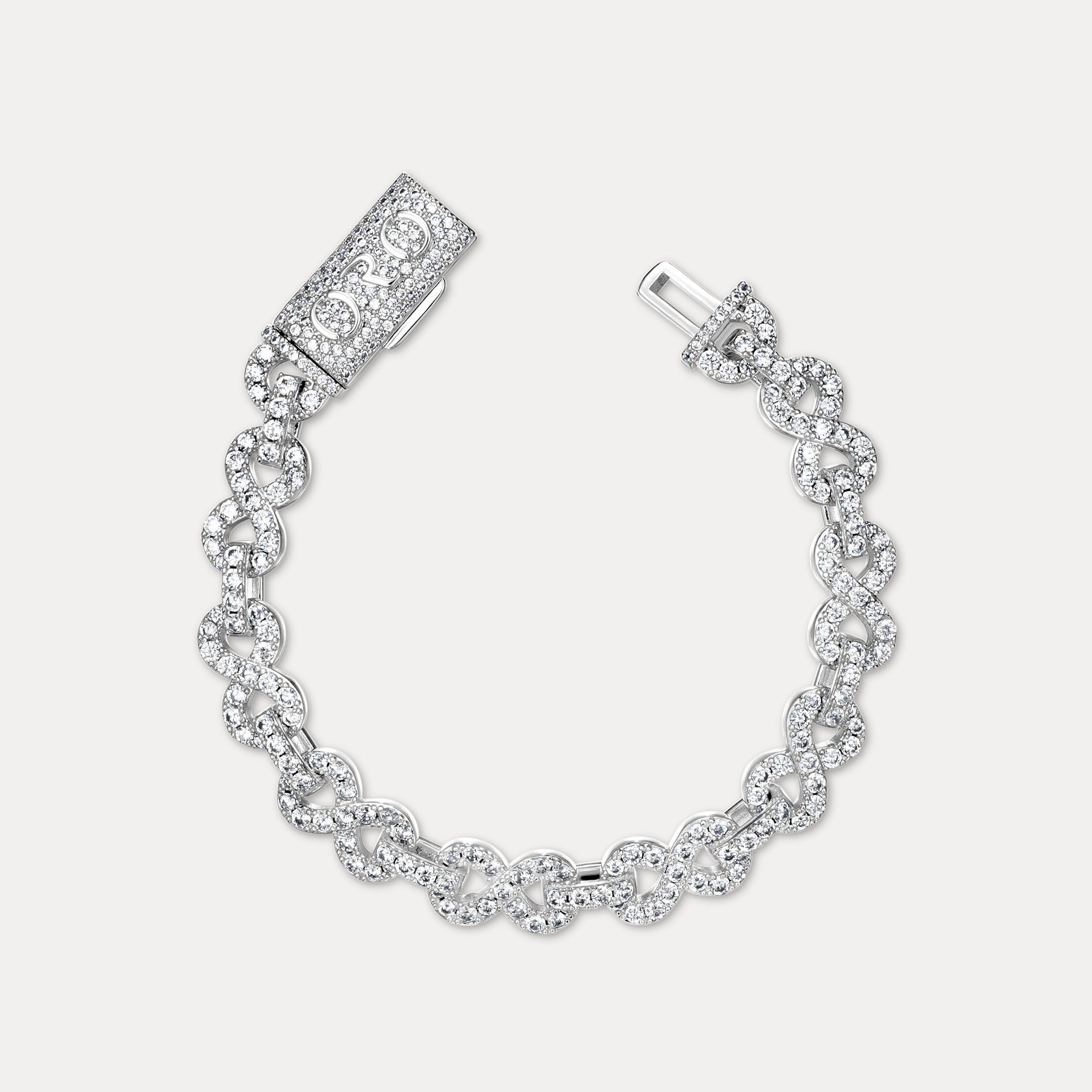 Kingpin Infinity Bracelet - Silver