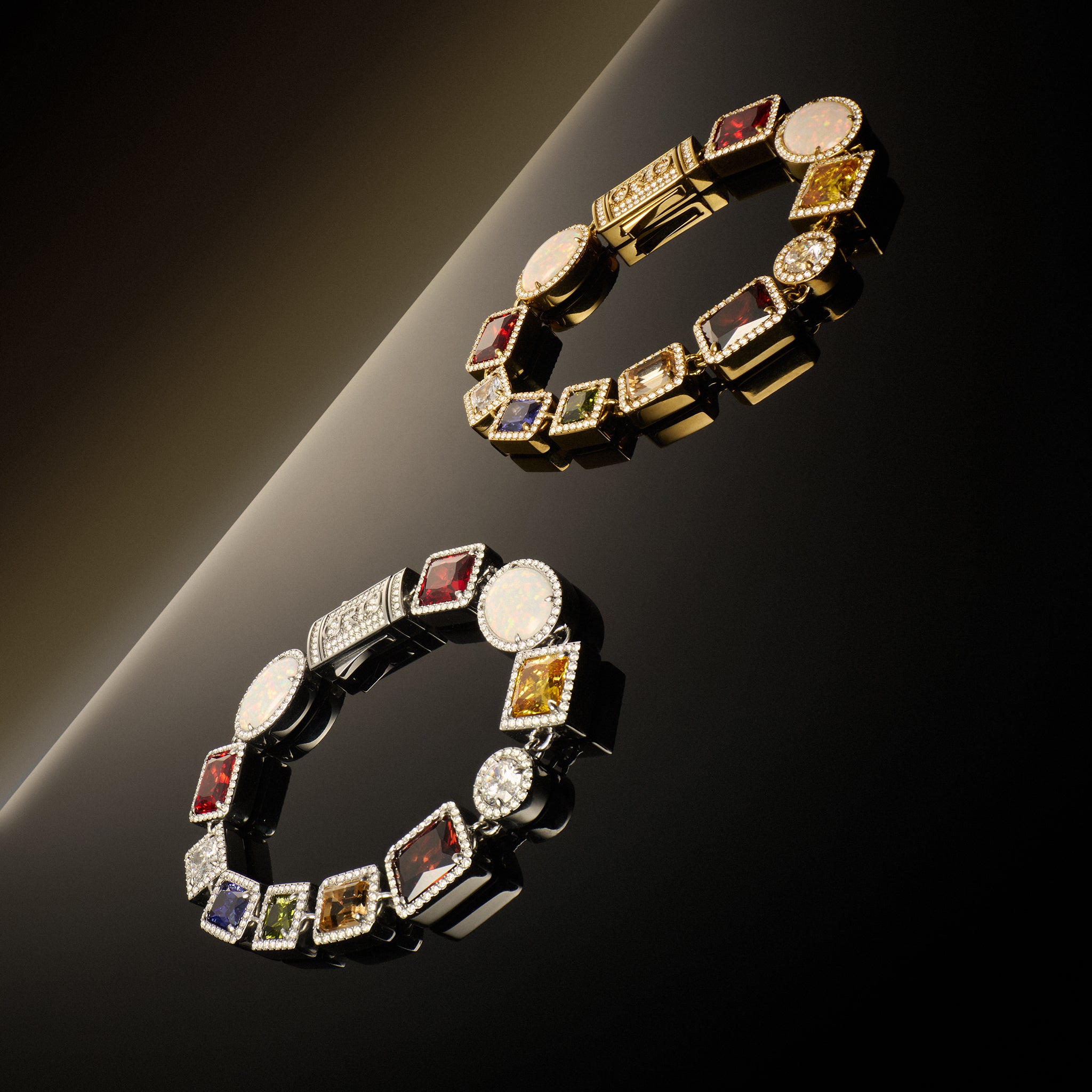 Motley Gemstone Chain - Gold