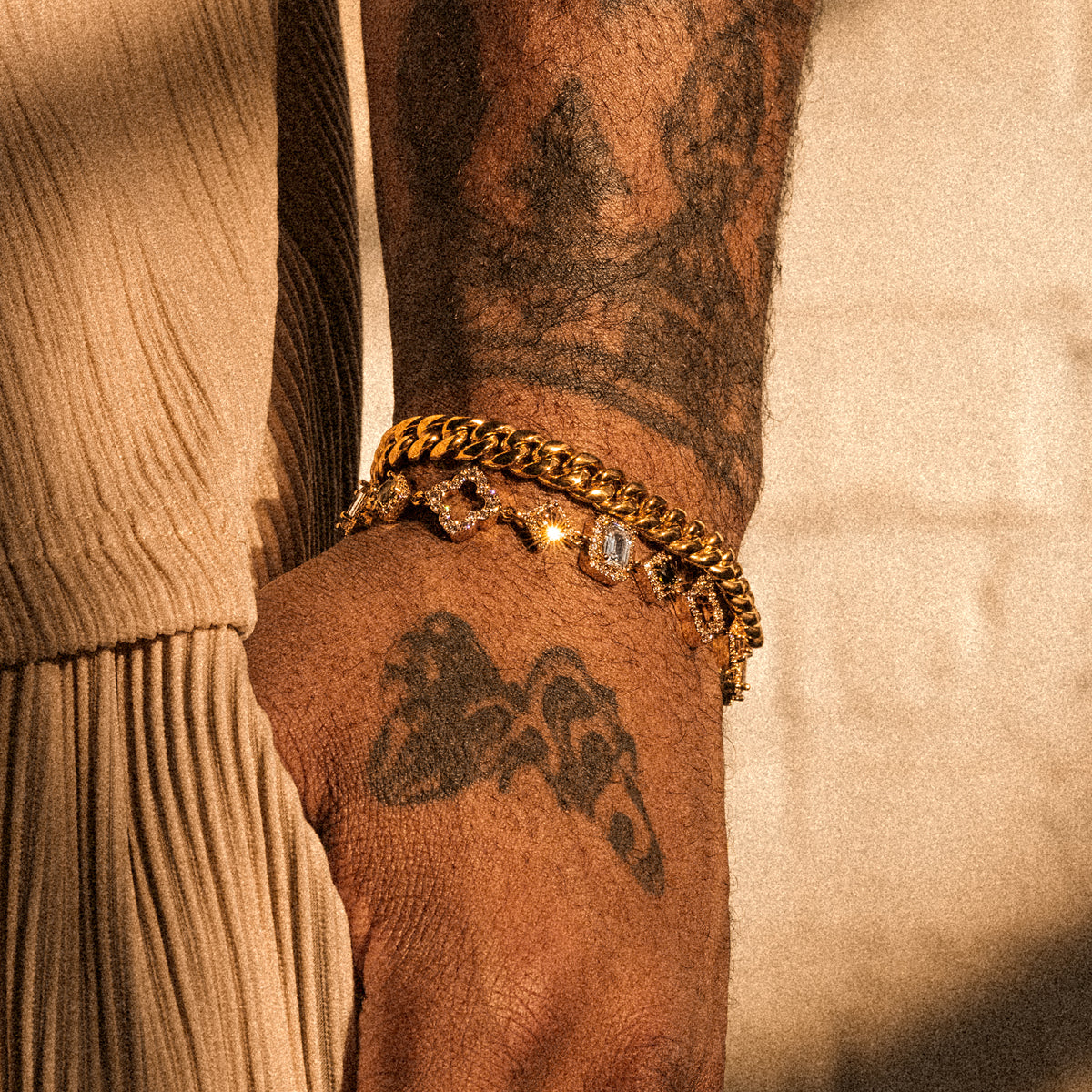 Midas Gemstone Bracelet - Gold