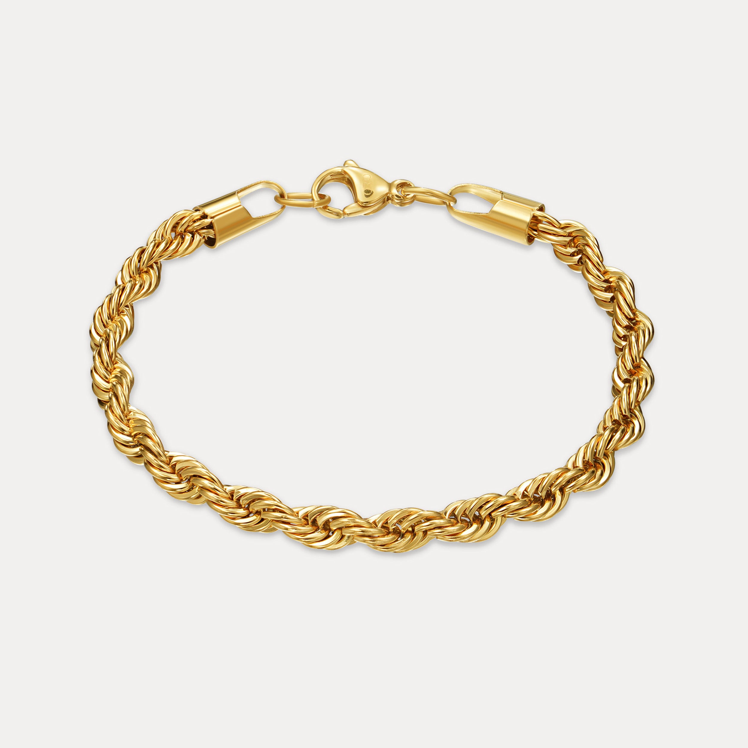 Rope Bracelet (5mm) - Gold