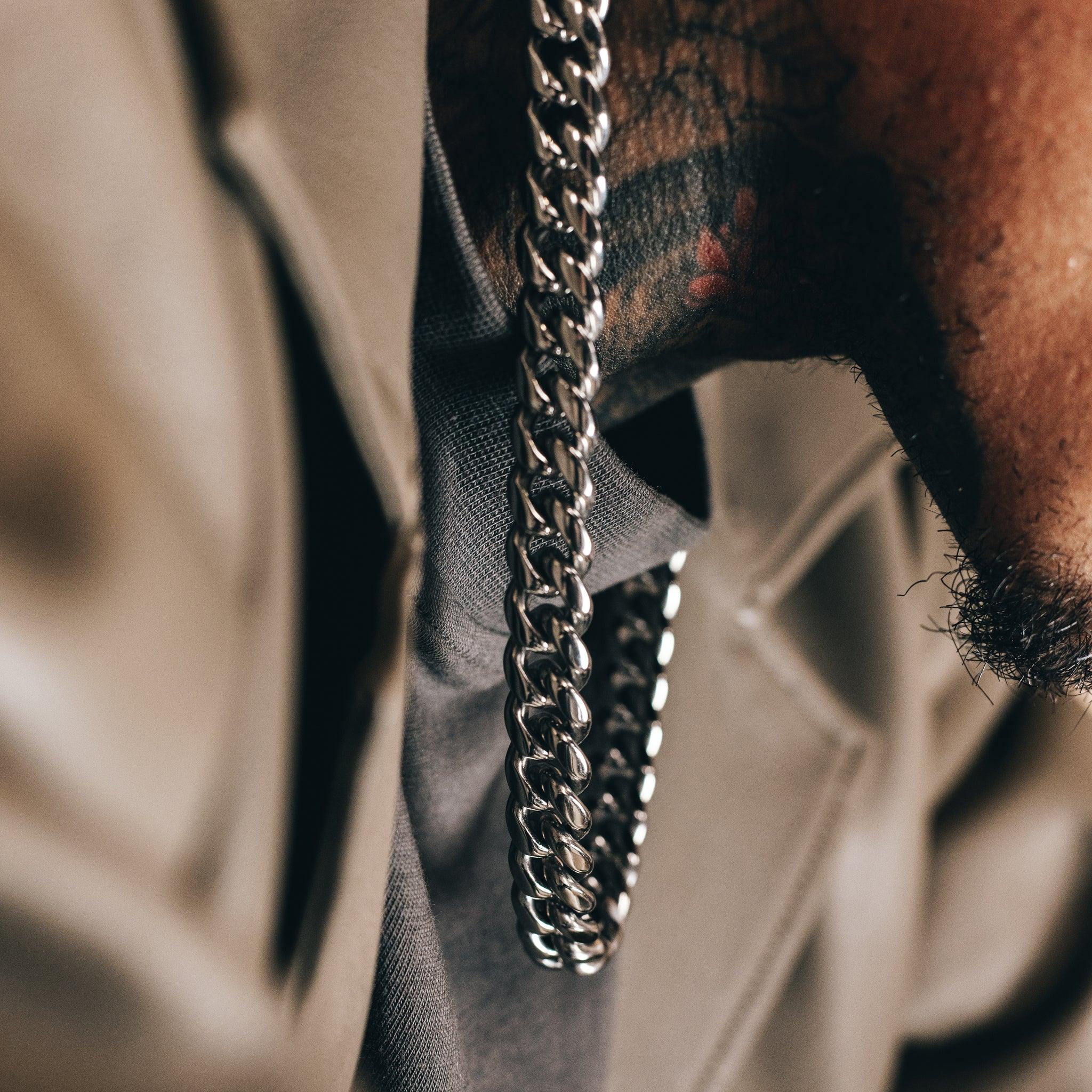 Cuban Link Chain (12mm) - Silver