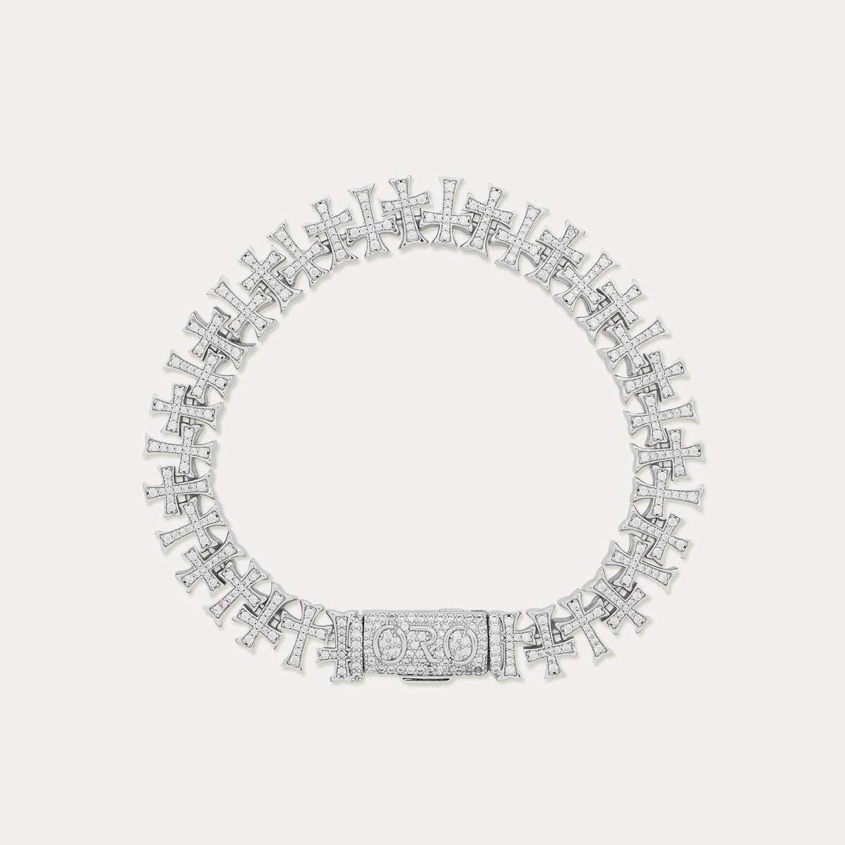 Cathedral Cross Bracelet - Silver