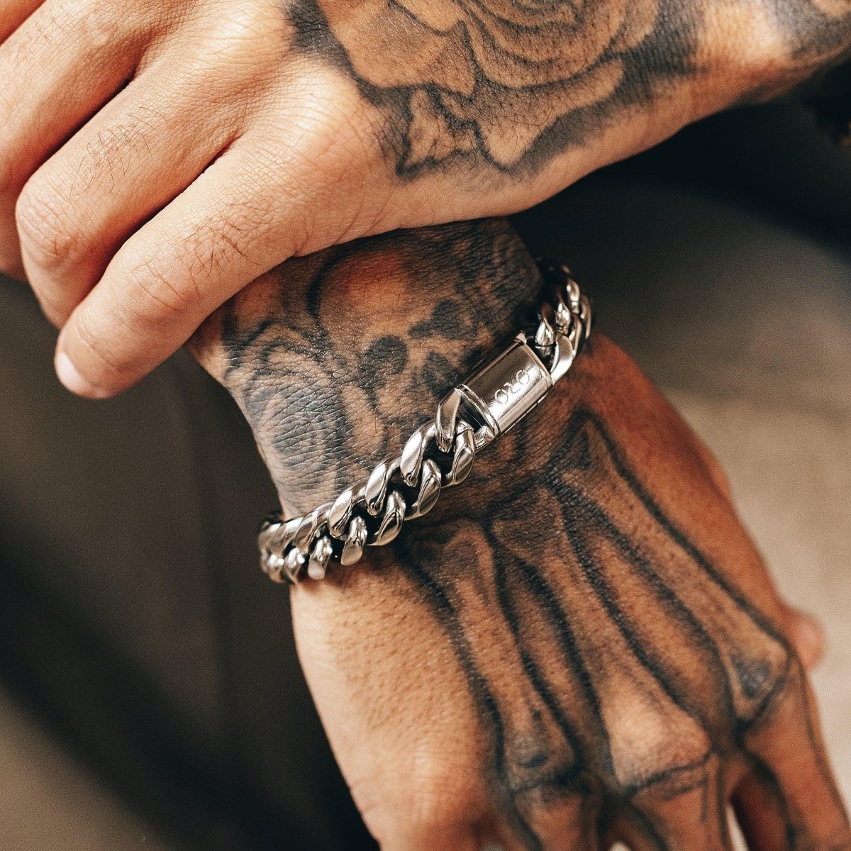 Cuban Link Bracelet (12mm) - Silver