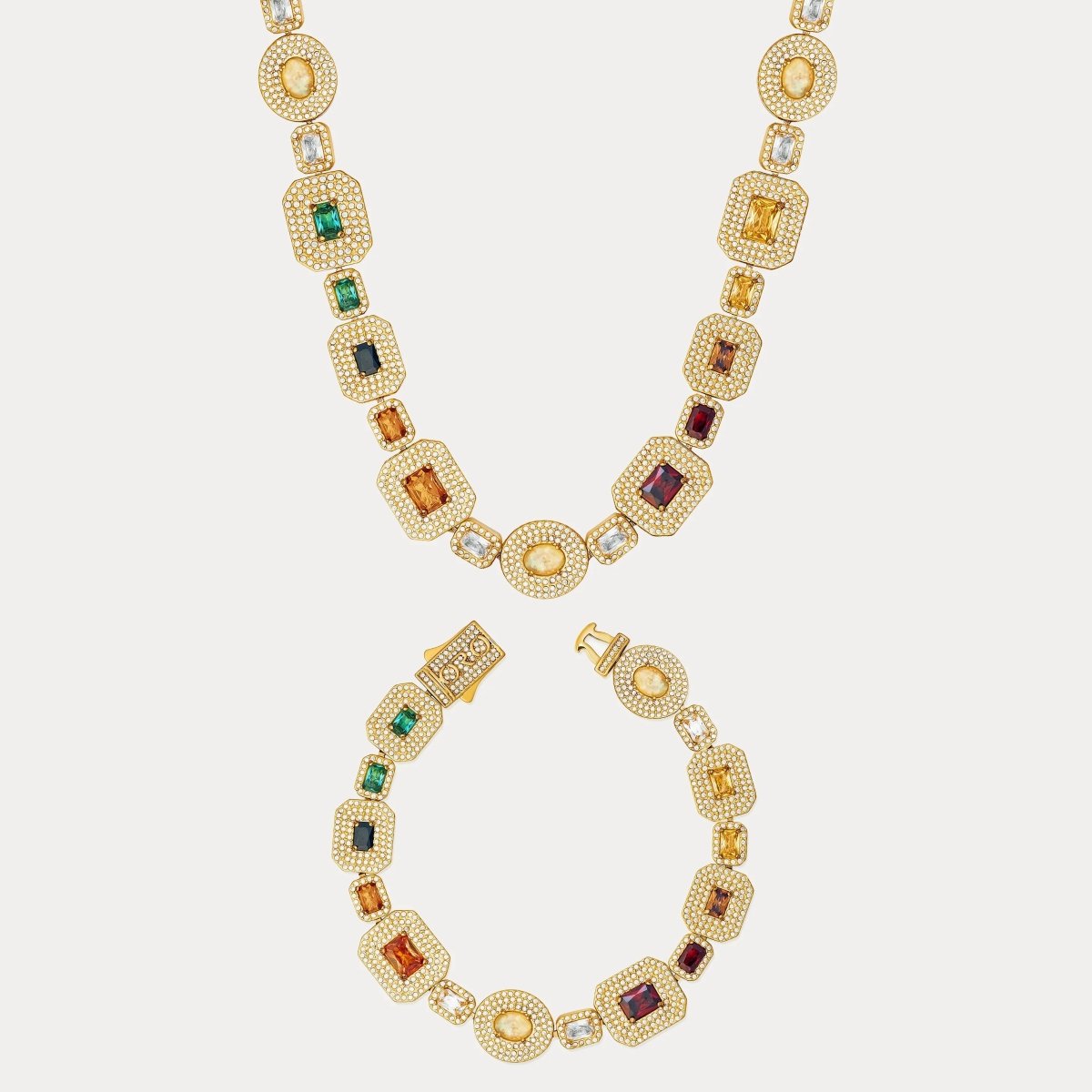 Echelon Gemstone Set - Gold