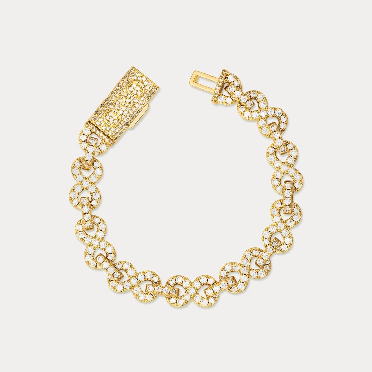 Kingpin Infinity Bracelet - Gold