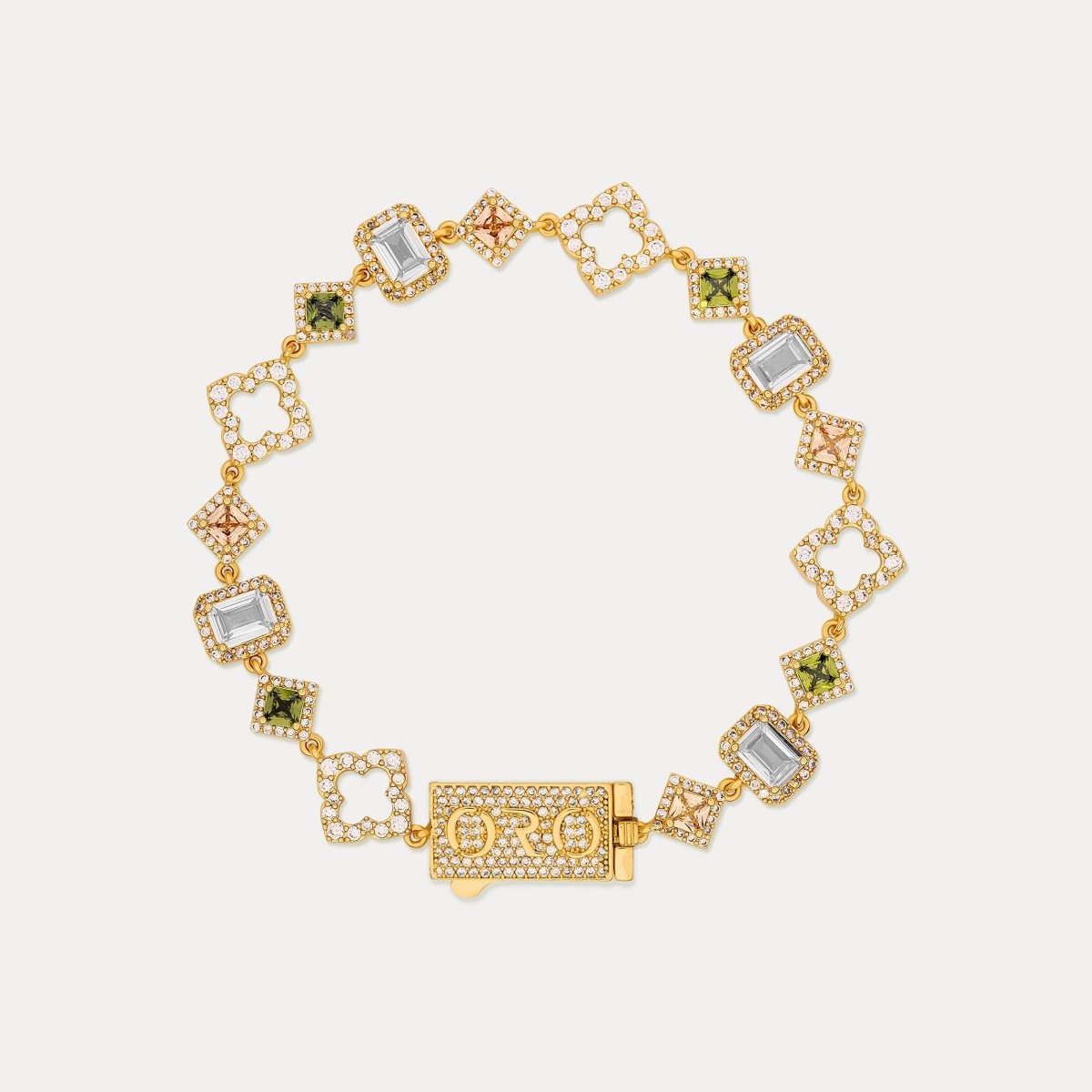 Midas Gemstone Bracelet - Gold