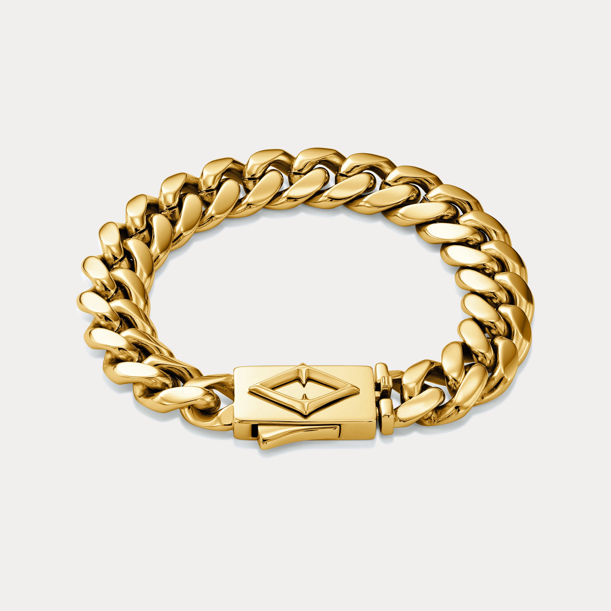 Cuban Link Bracelet (12mm) - Gold