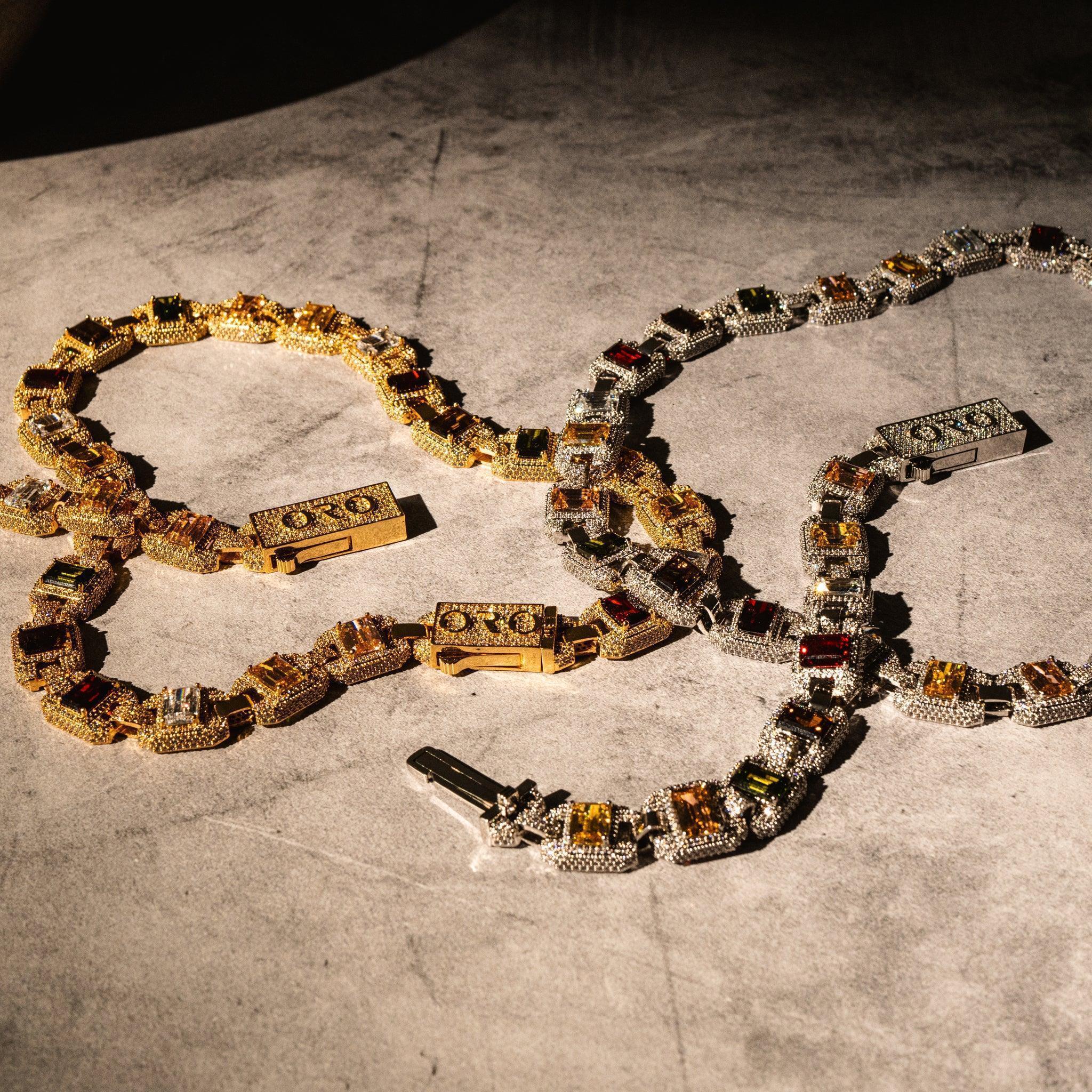 Riviera Gemstone Bracelet - Silver