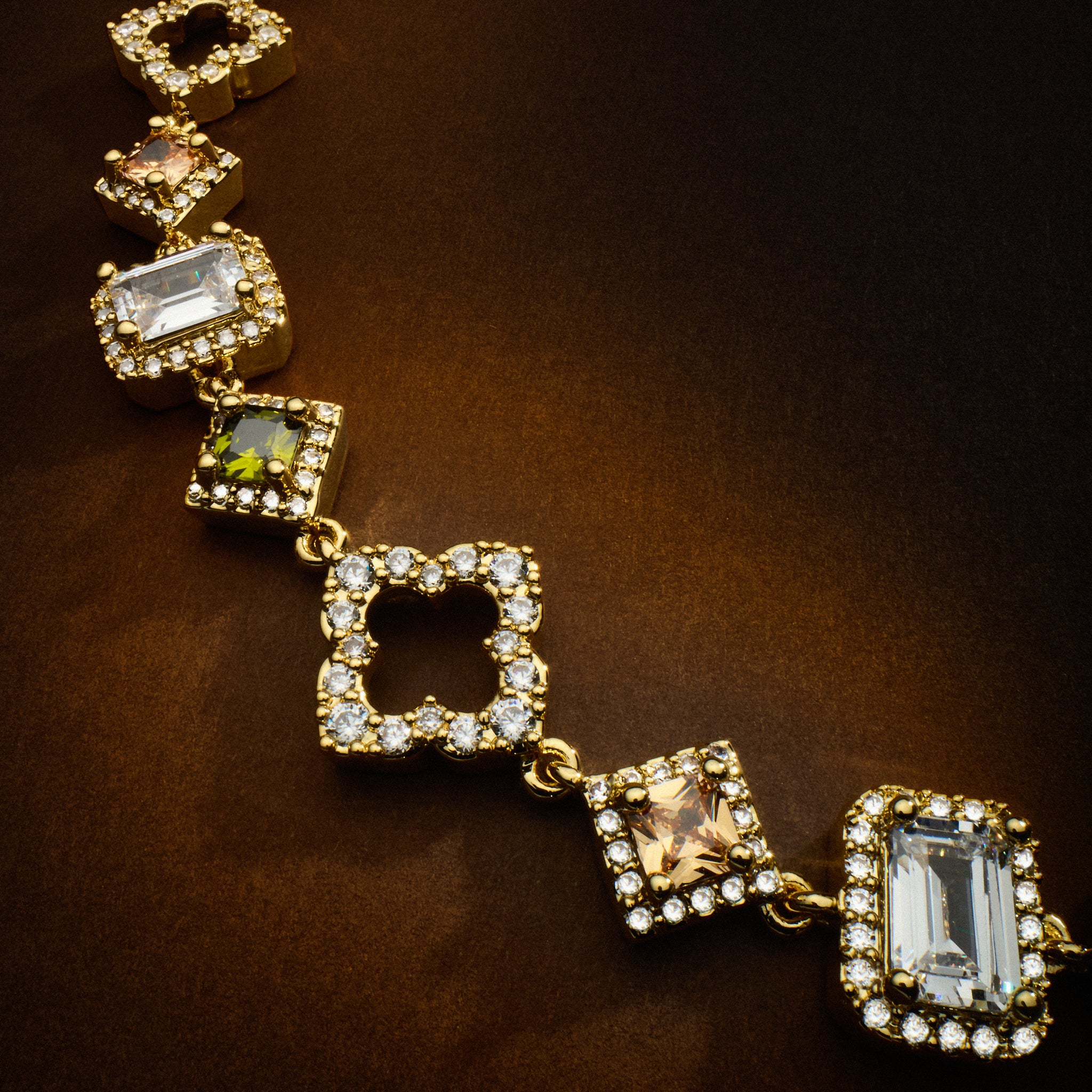 Midas Gemstone Bracelet - Gold