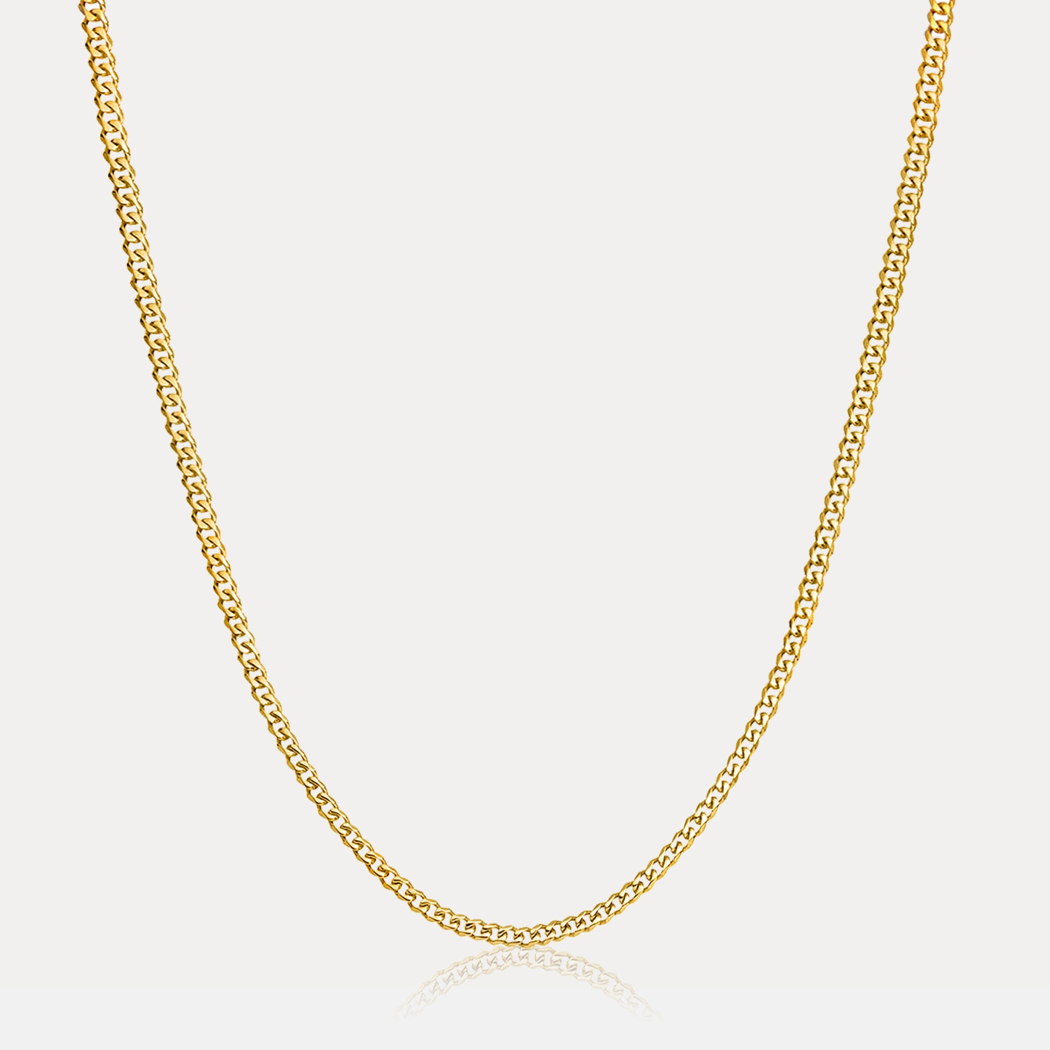 Cuban Link Chain (3mm) - Gold