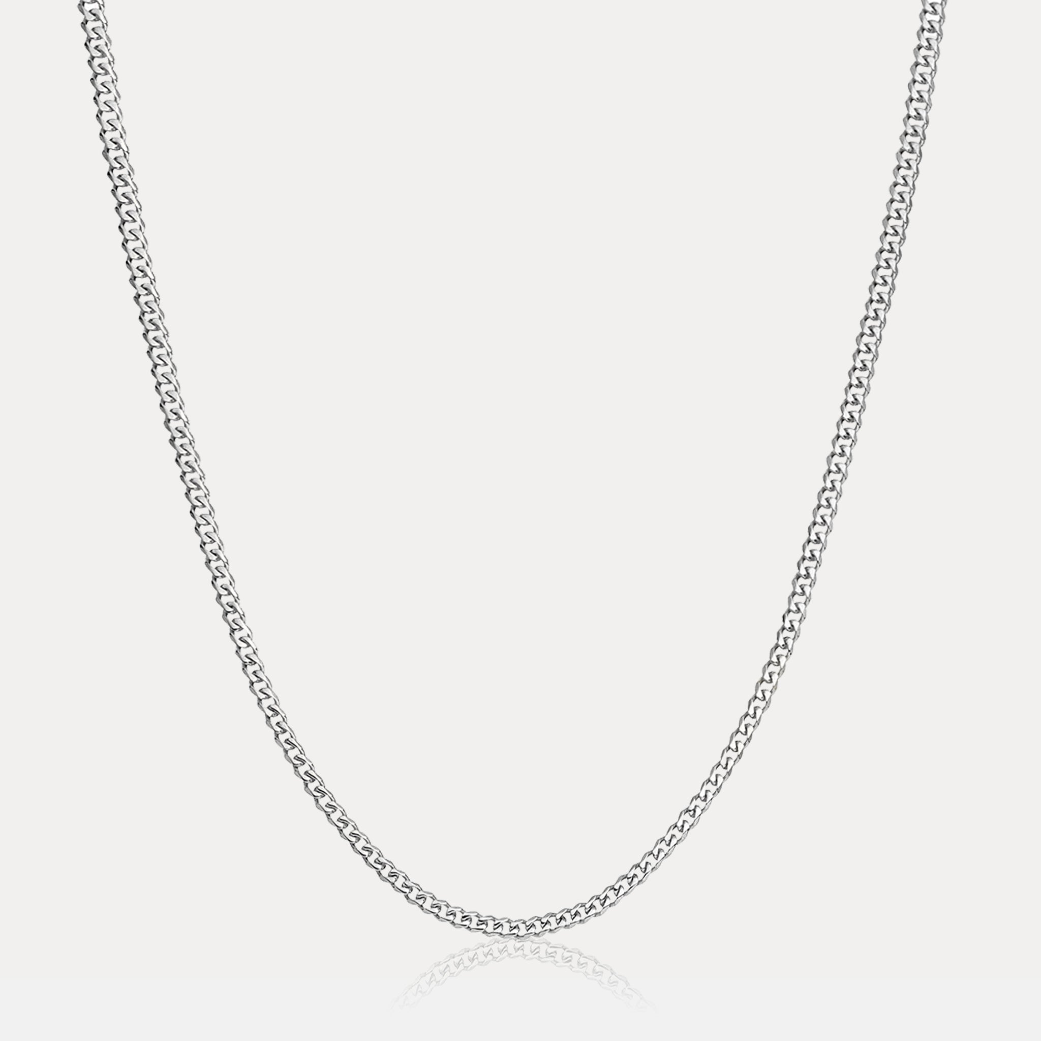 Cuban Link Chain (3mm) - Silver