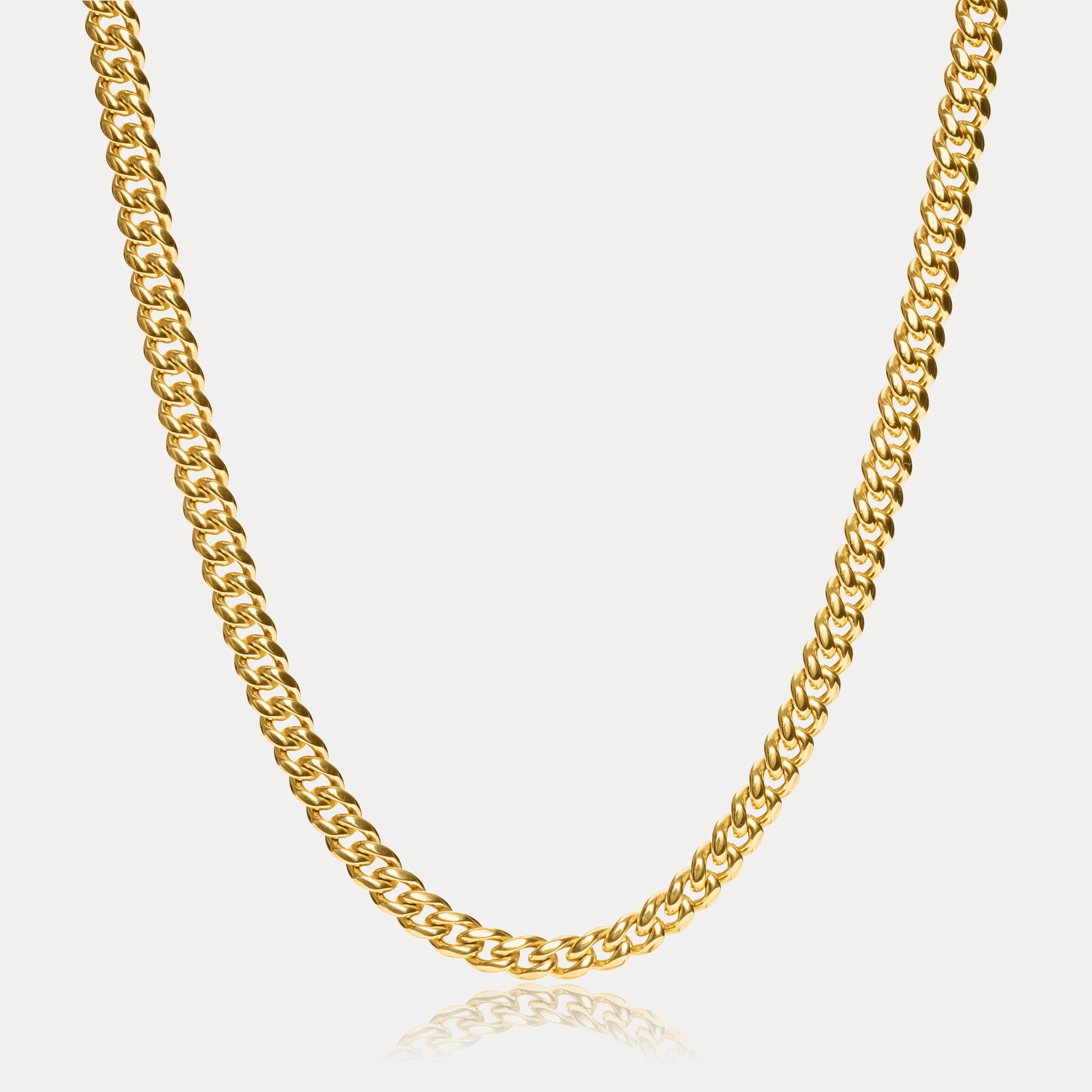 Cuban Link Chain (6mm) - Gold