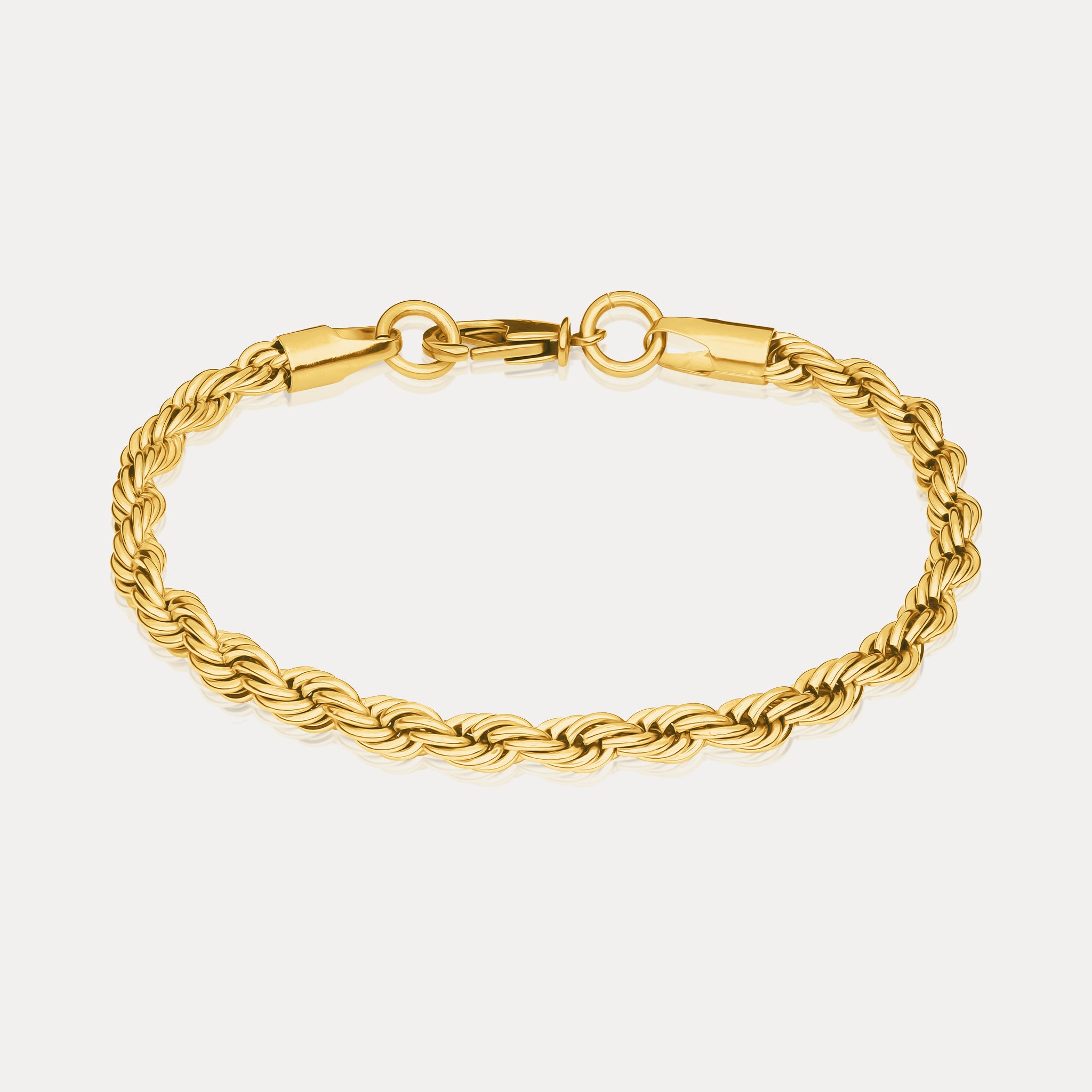 Rope Bracelet (5mm) - Gold