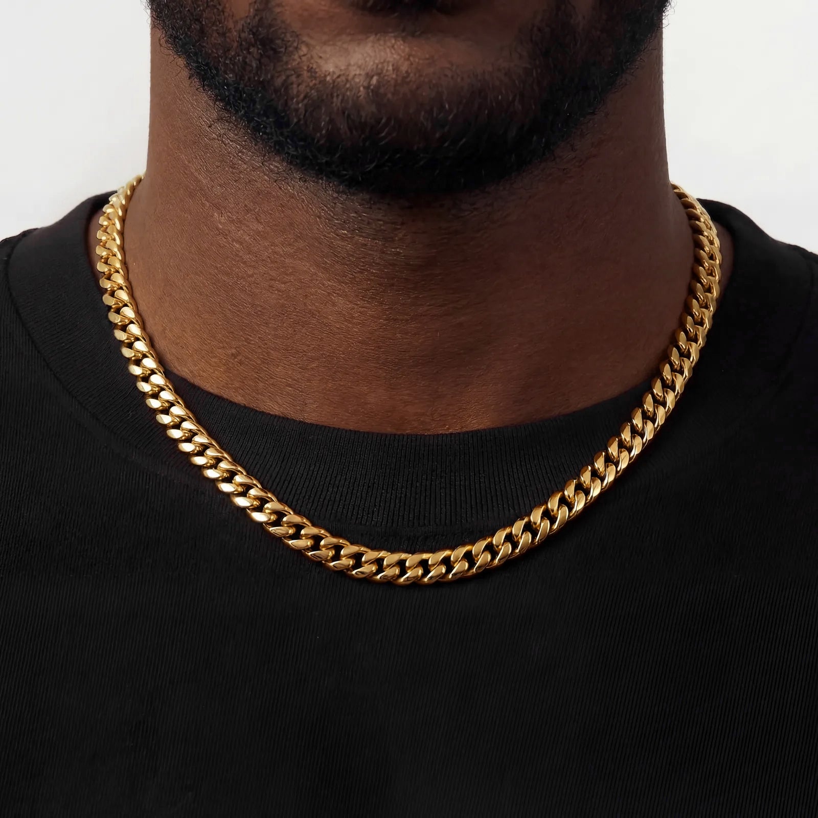 Cuban Link Chain (6mm) - Gold