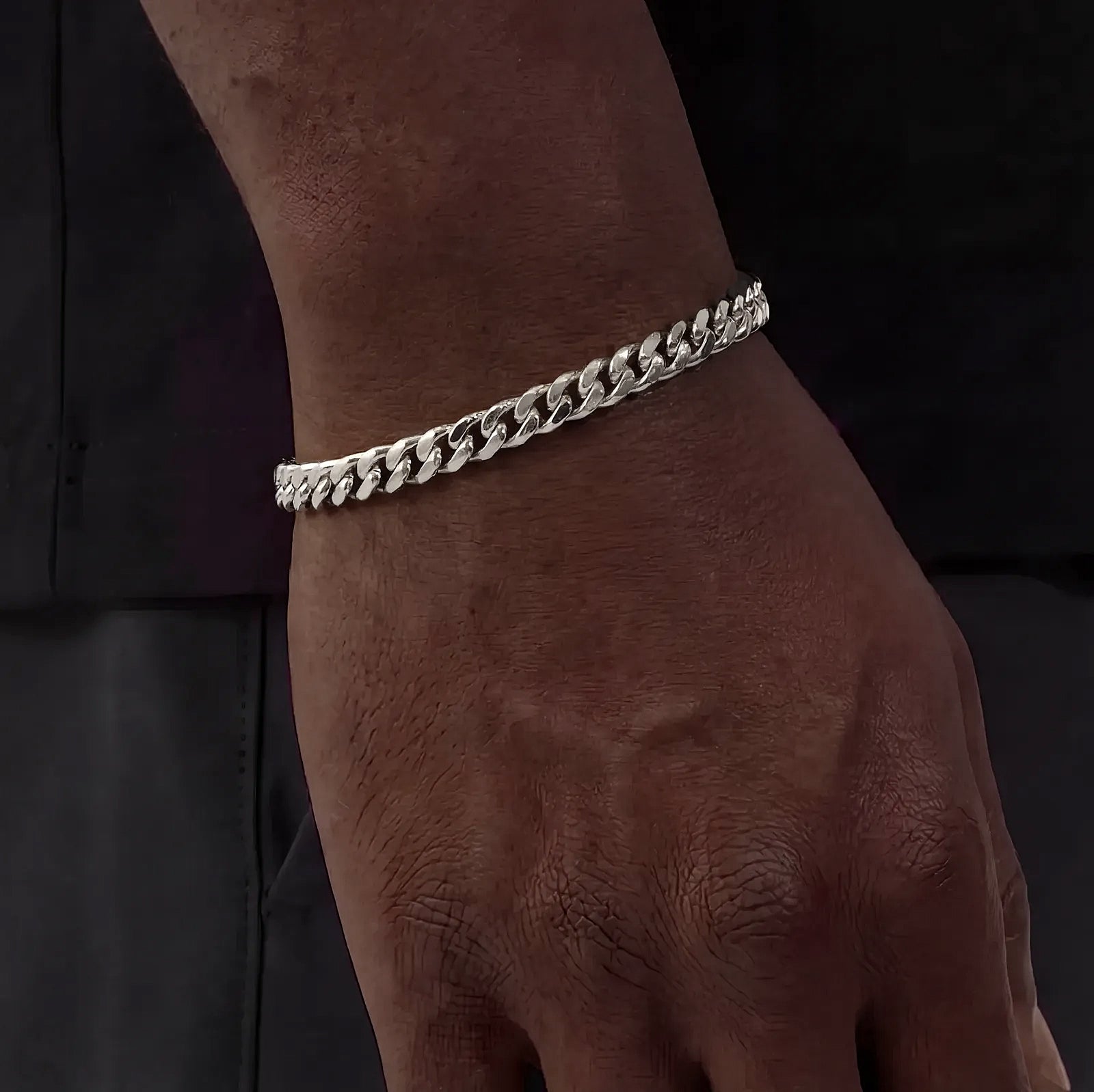 Cuban Link Set (6mm) - Silver