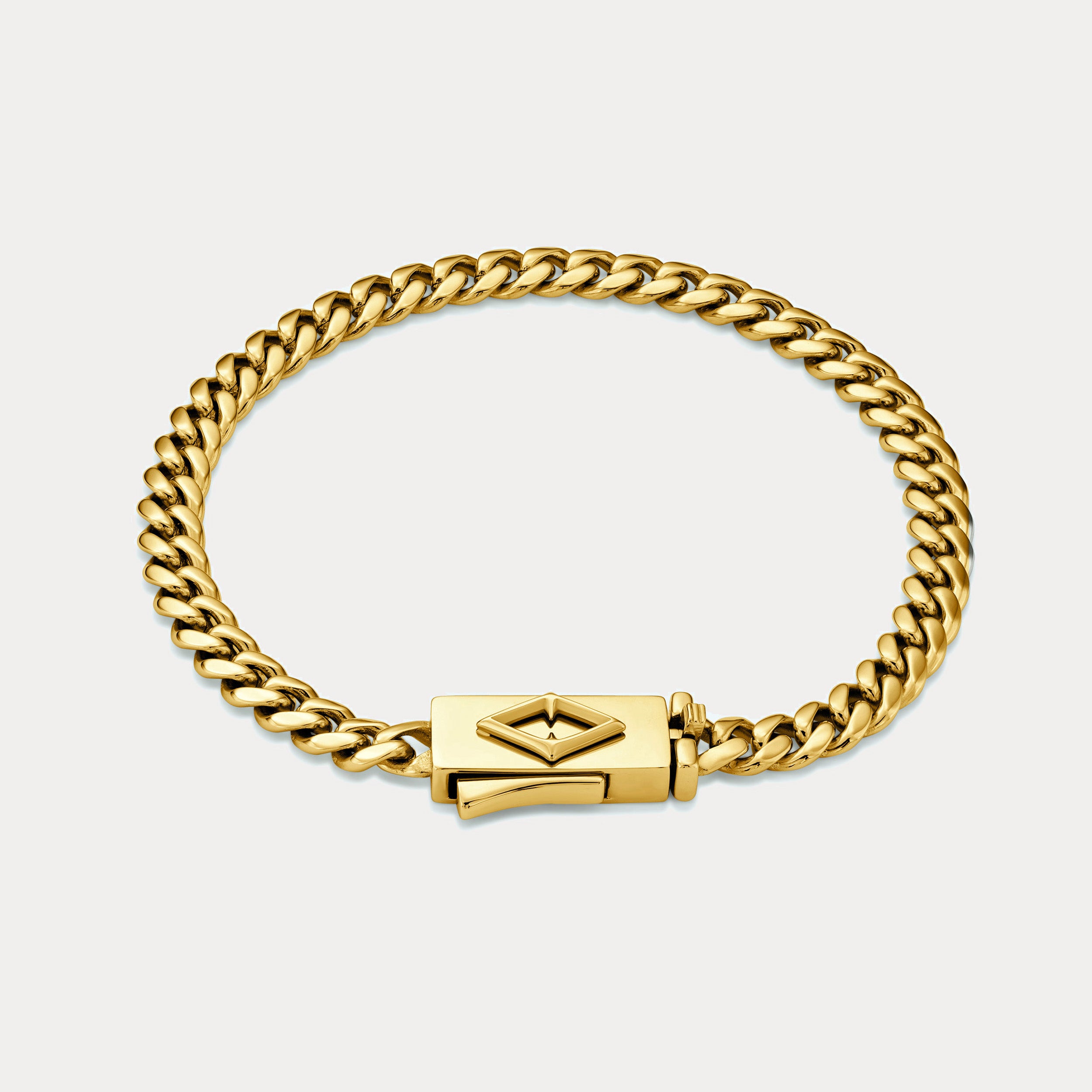 Cuban Link Bracelet (6mm) - Gold
