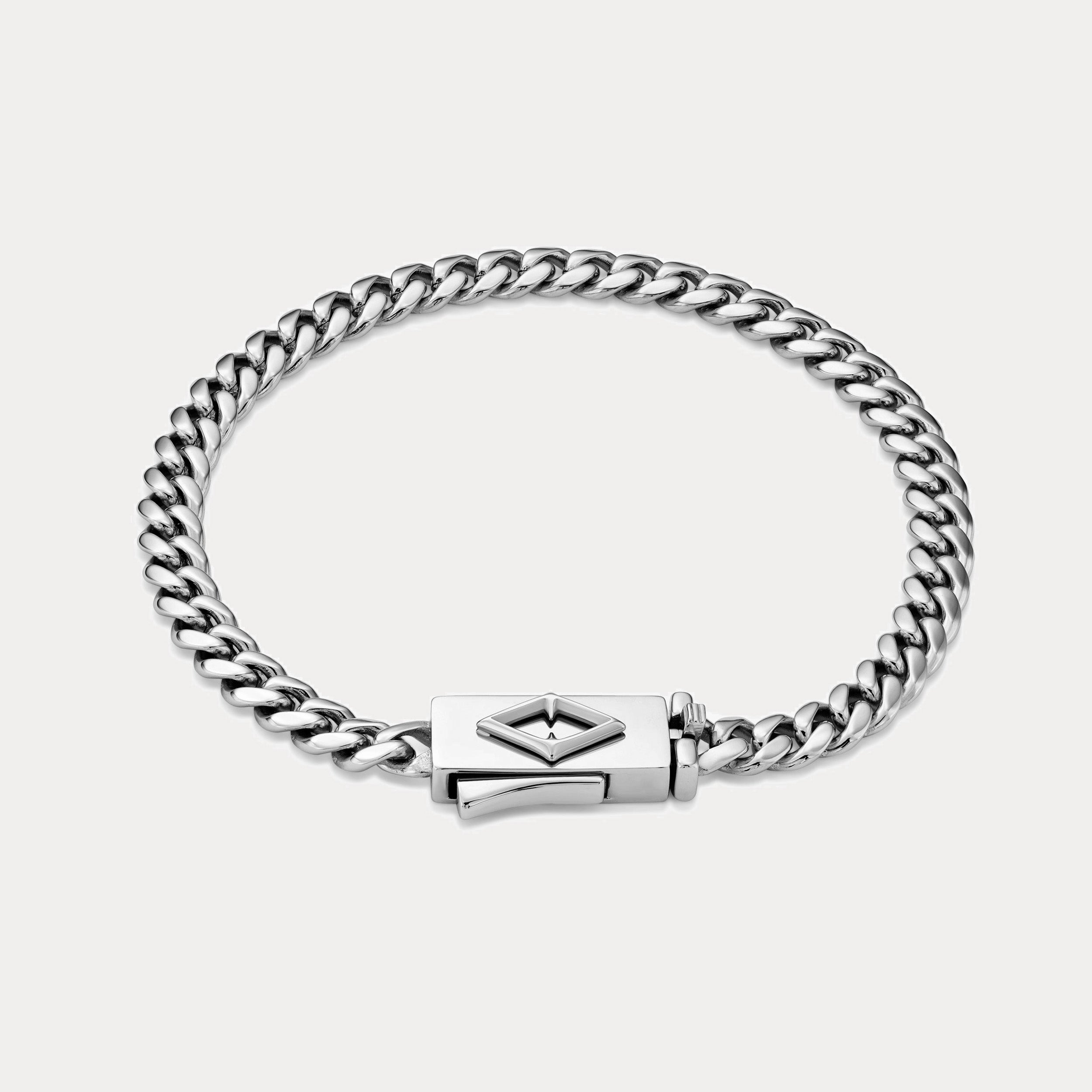 Cuban Link Bracelet (6mm) - Silver
