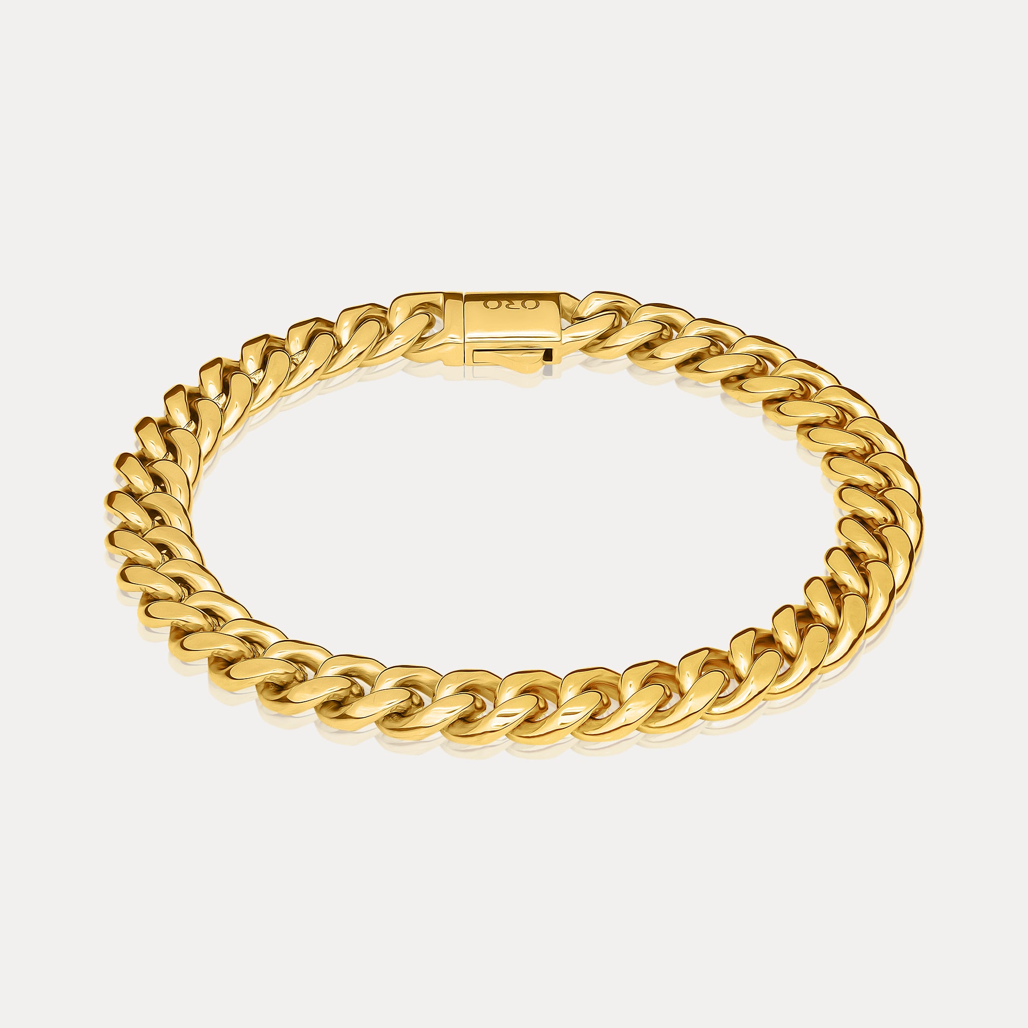 Cuban Link Bracelet (8mm) - Gold