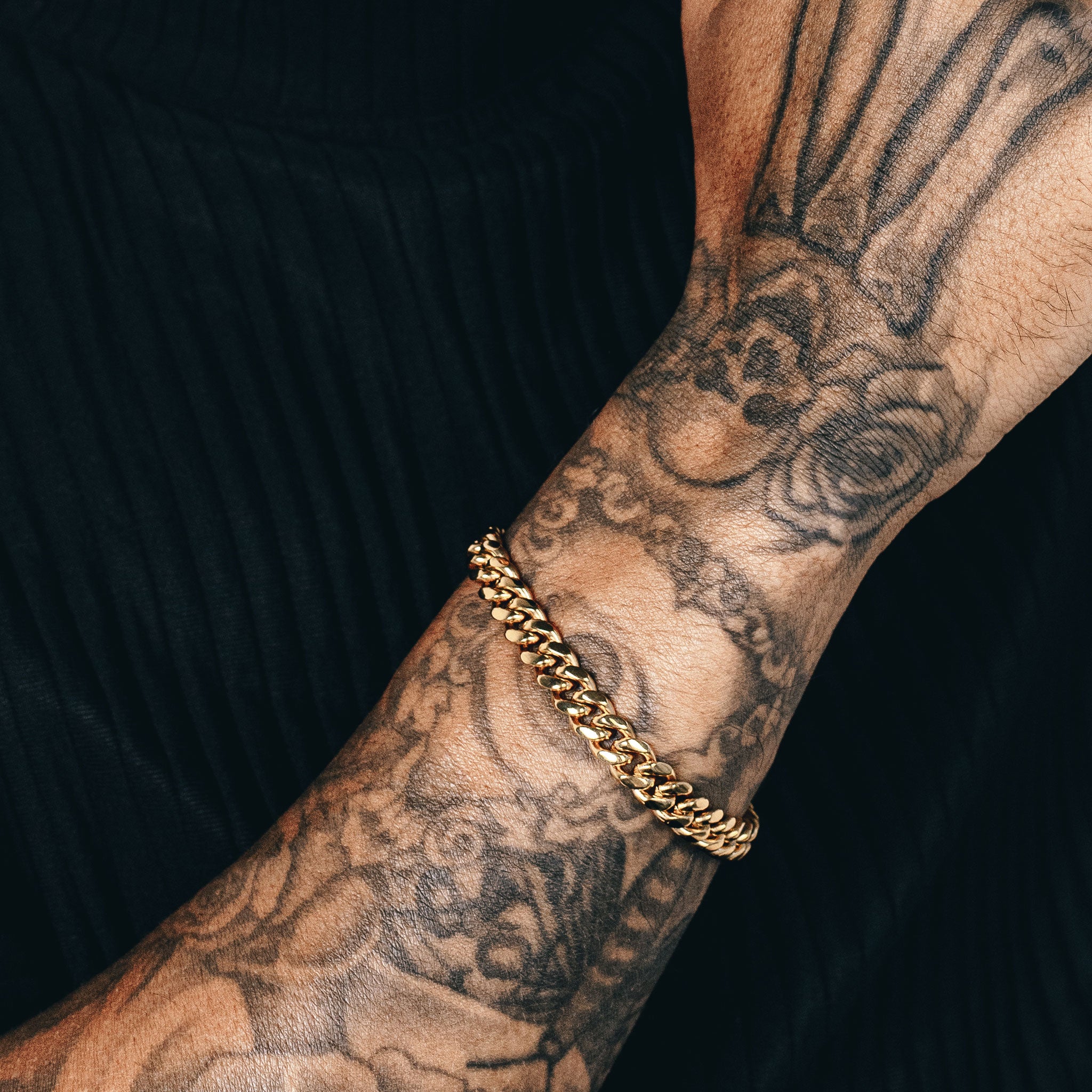 Cuban Link Bracelet (8mm) - Gold