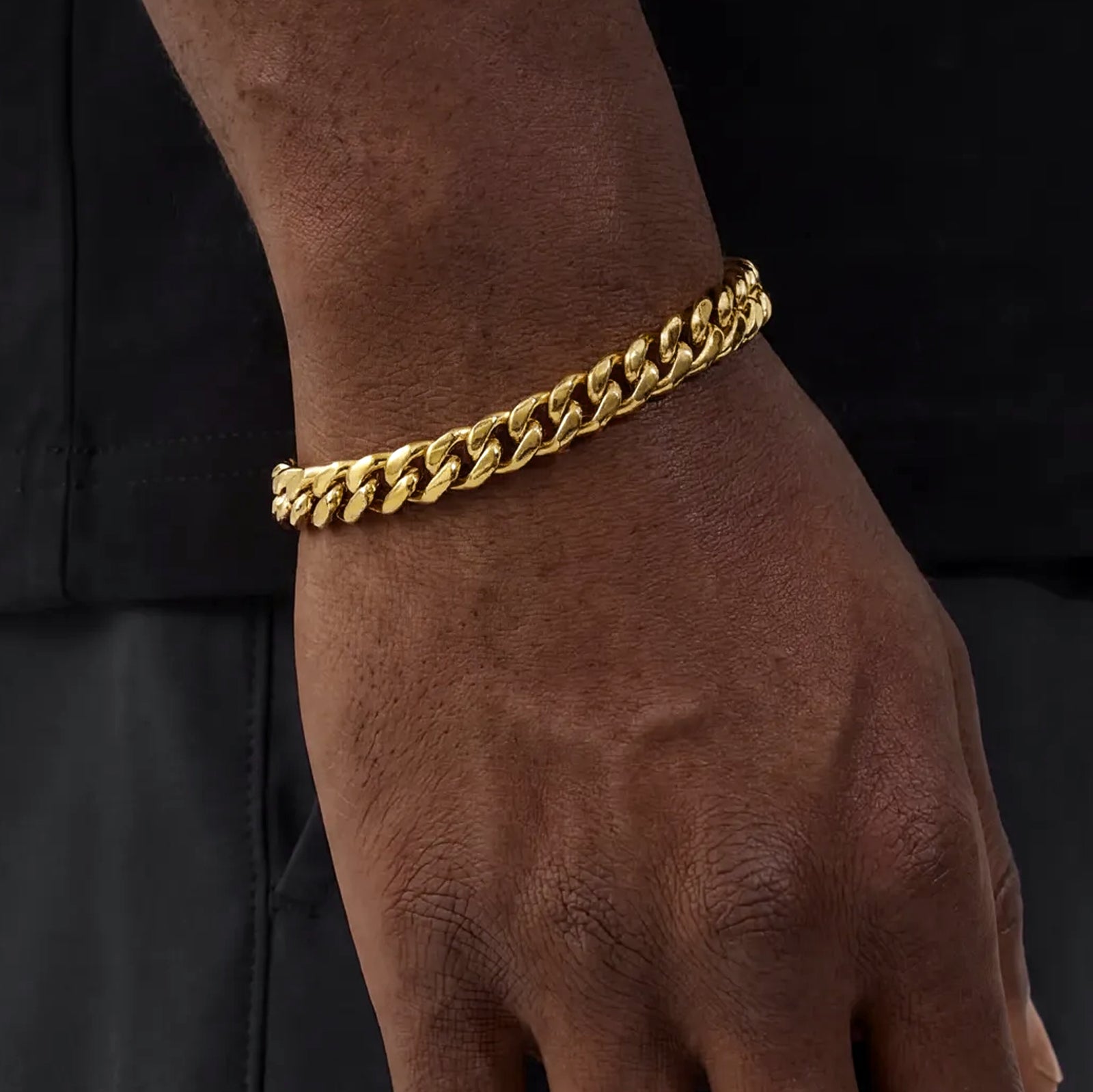 Cuban Link Bracelet (8mm) - Gold