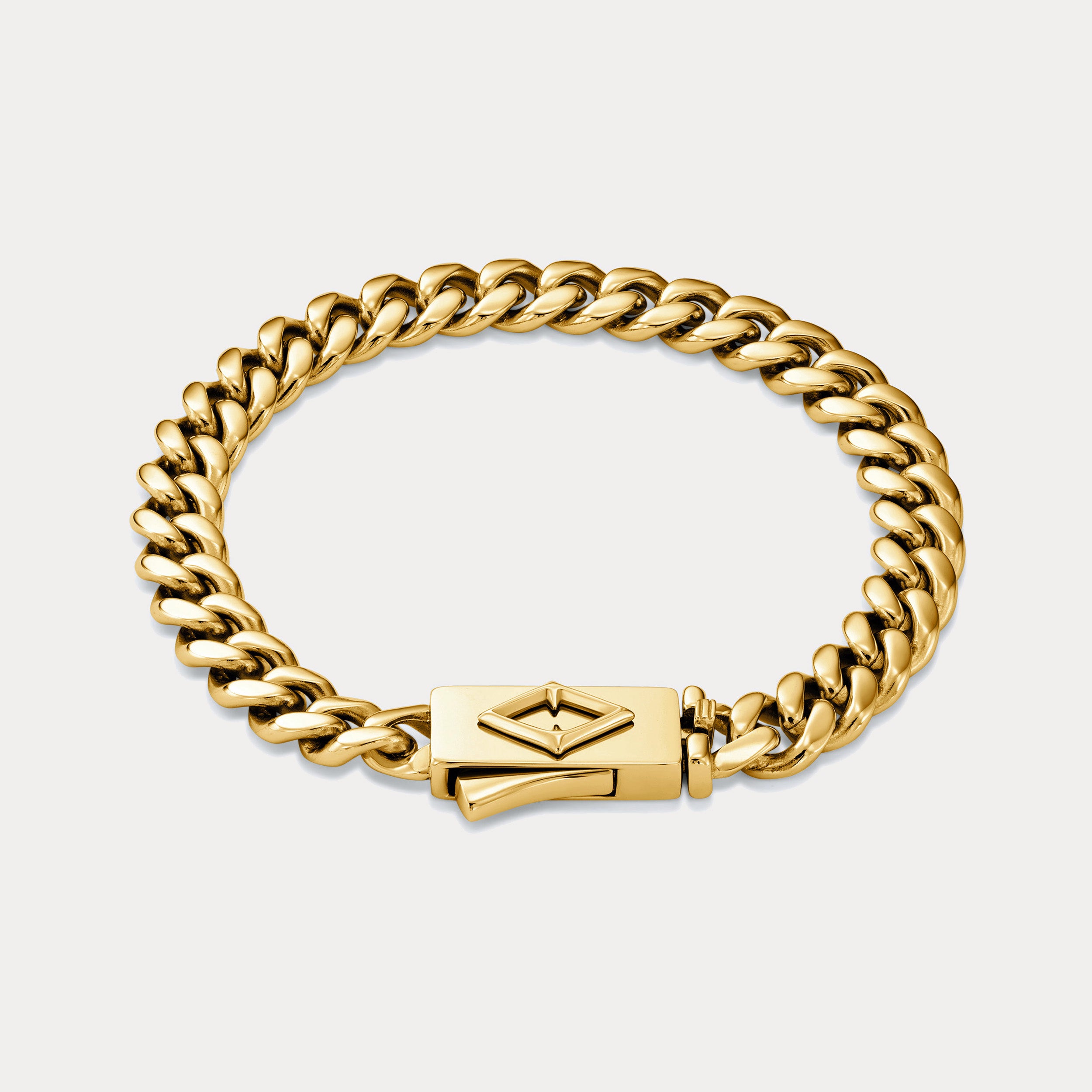 Cuban Link Bracelet (8mm) - Gold