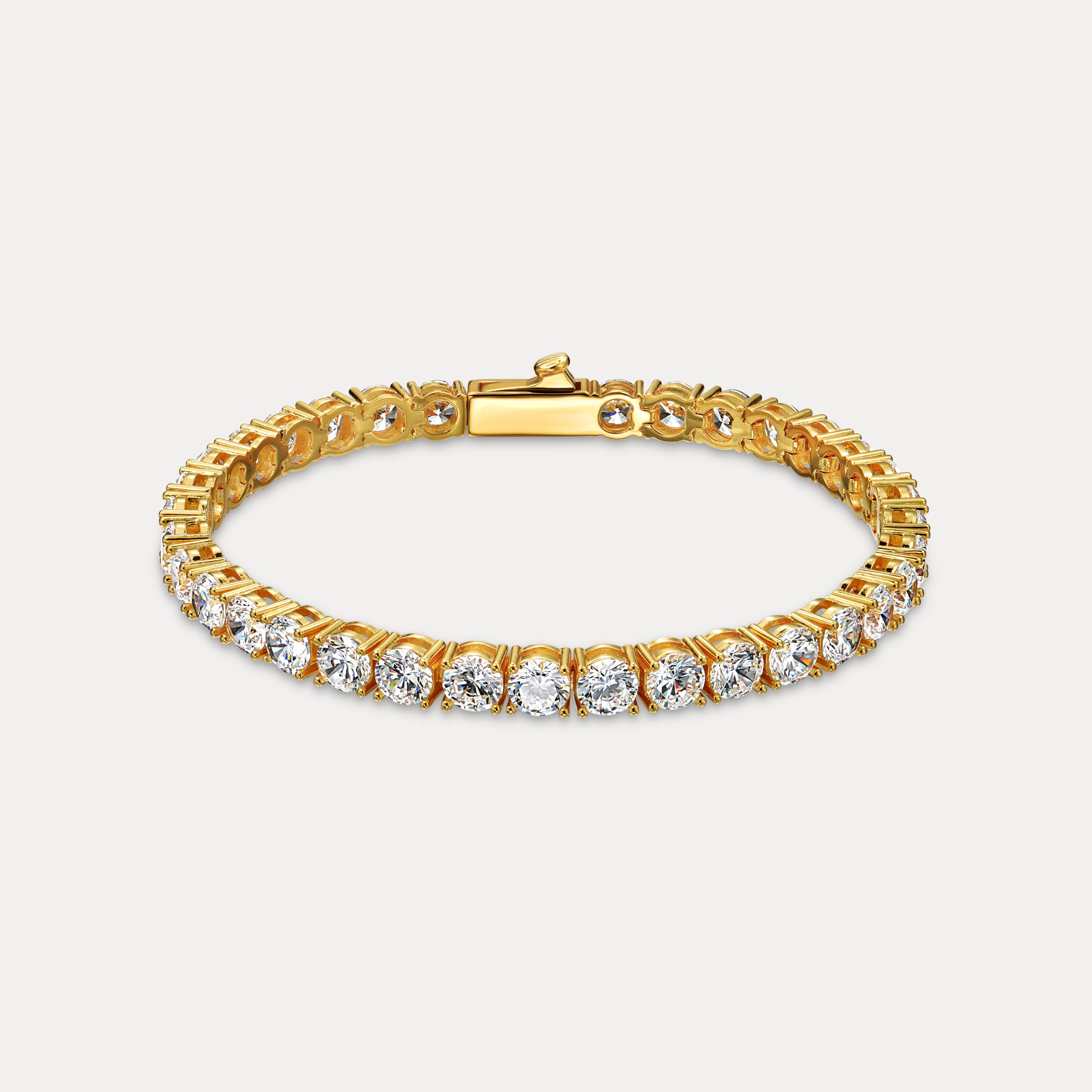 Amalfi Tennis Bracelet (5mm) - Gold