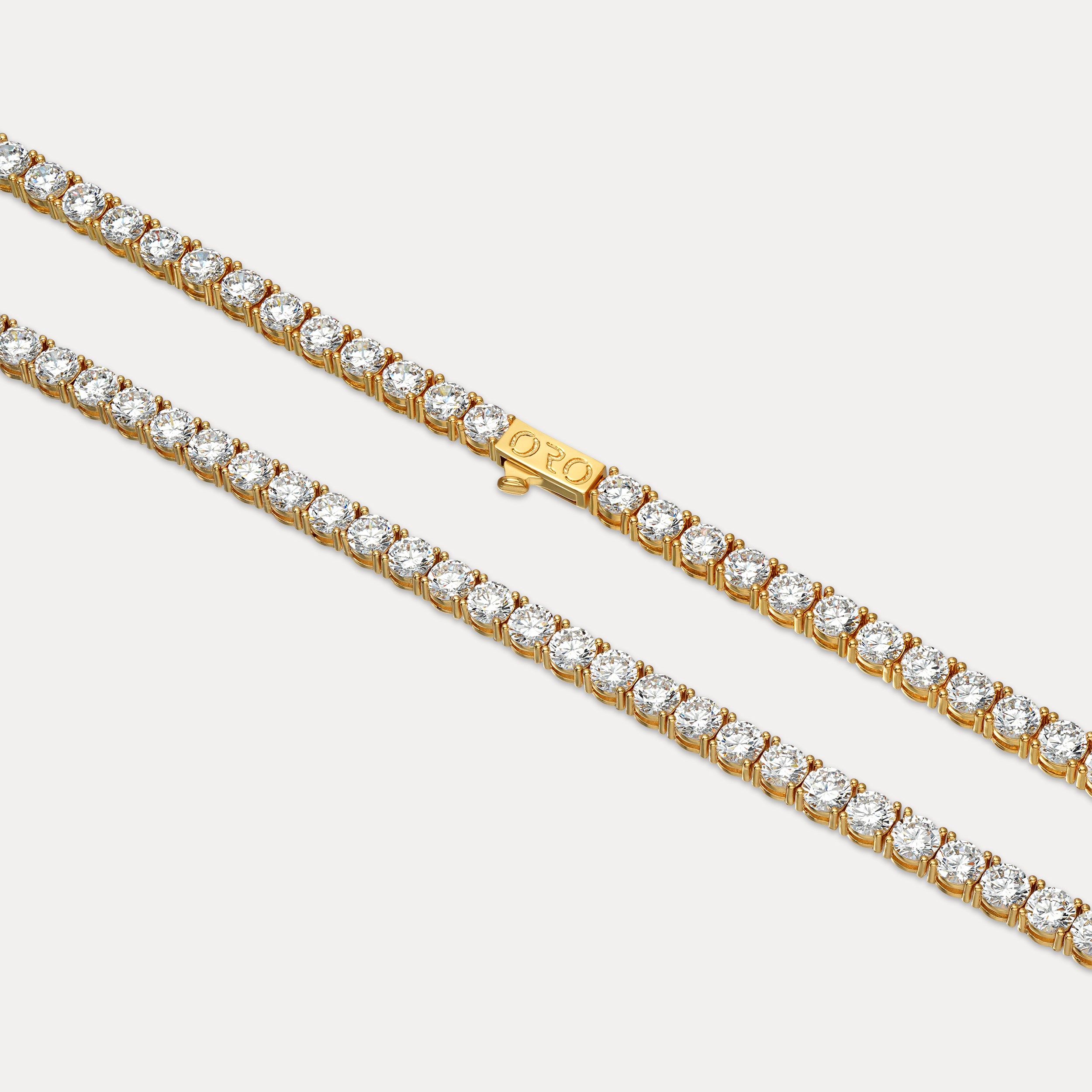 Amalfi Tennis Chain (5mm) - Gold