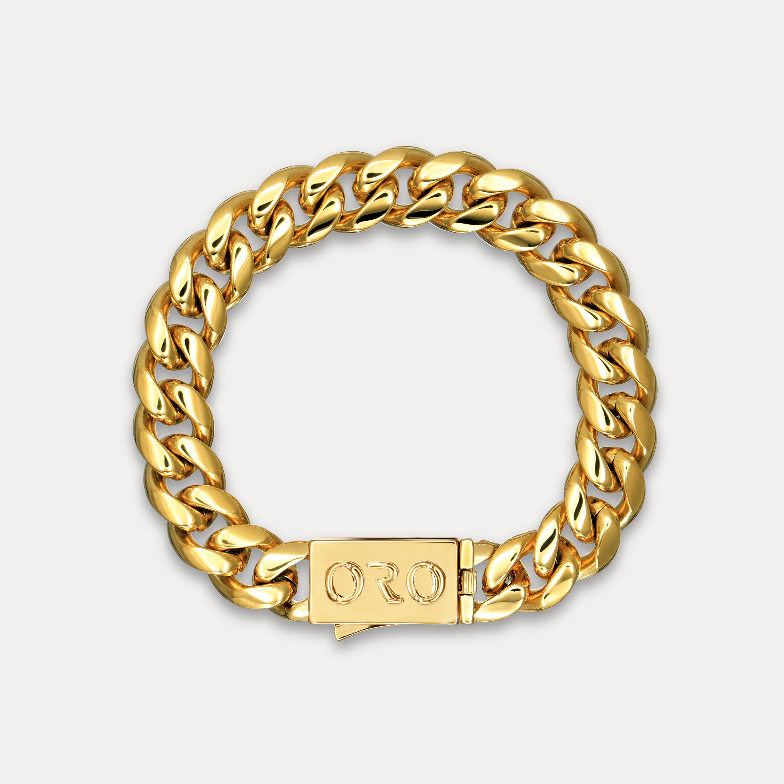 Cuban Link Bracelet (12mm) - Gold
