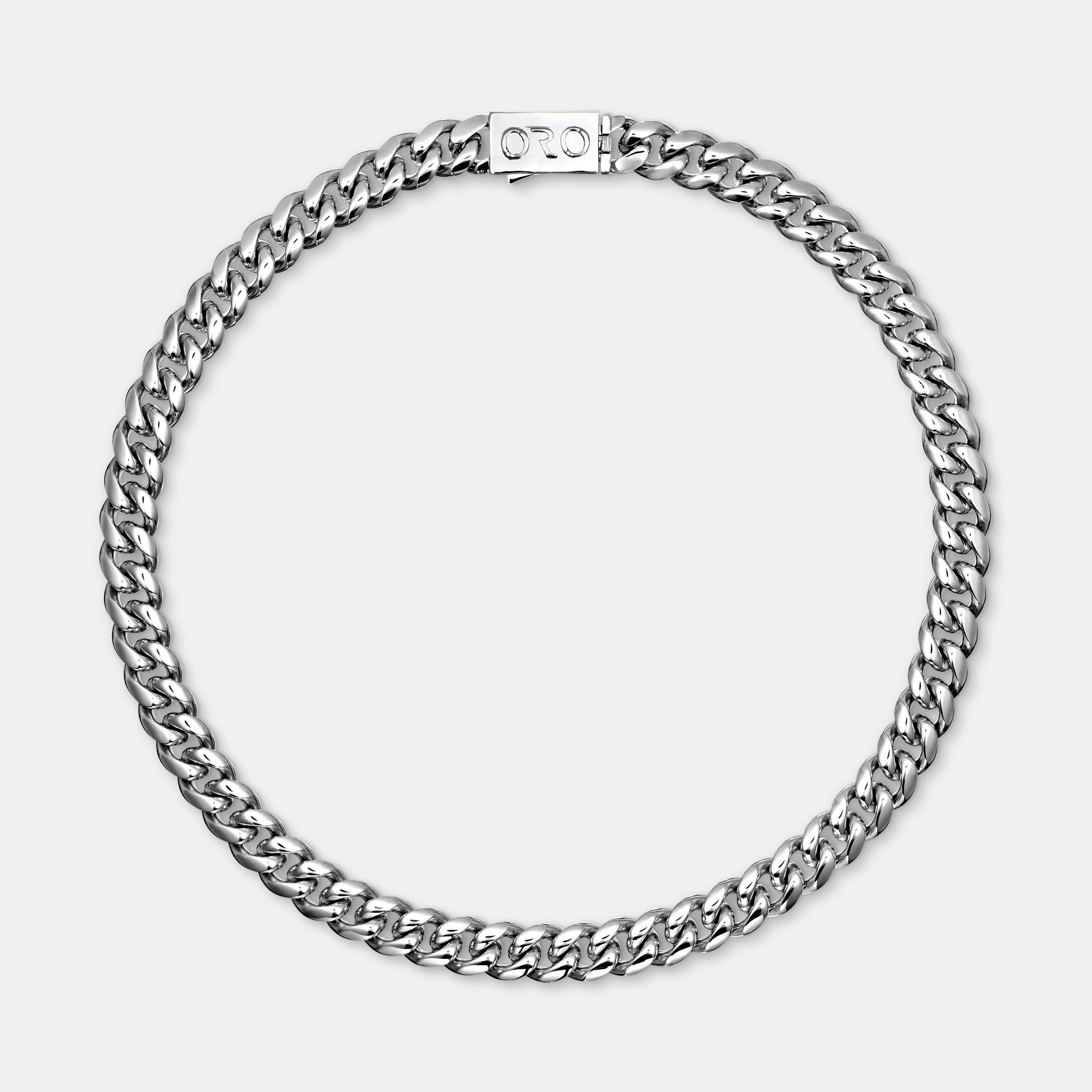 Cuban Link Chain (12mm) - Silver