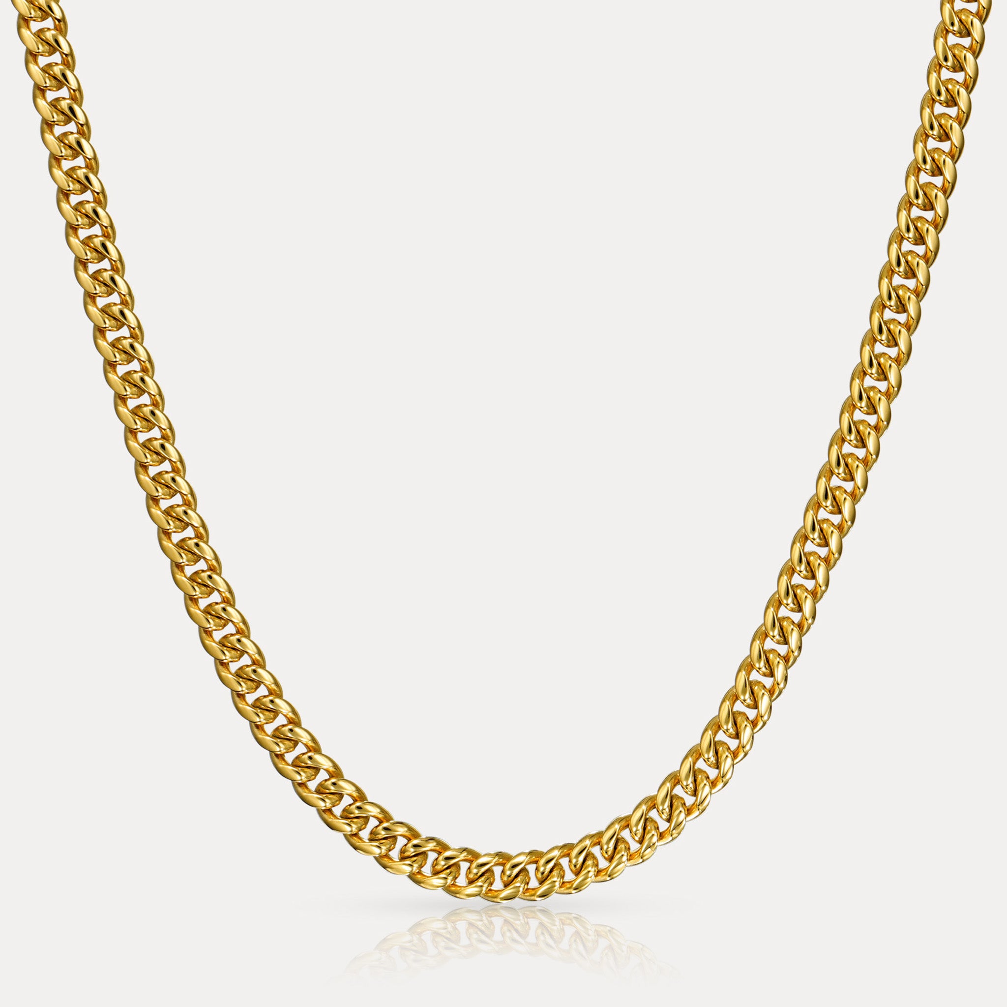 Cuban Link Chain (6mm) - Gold