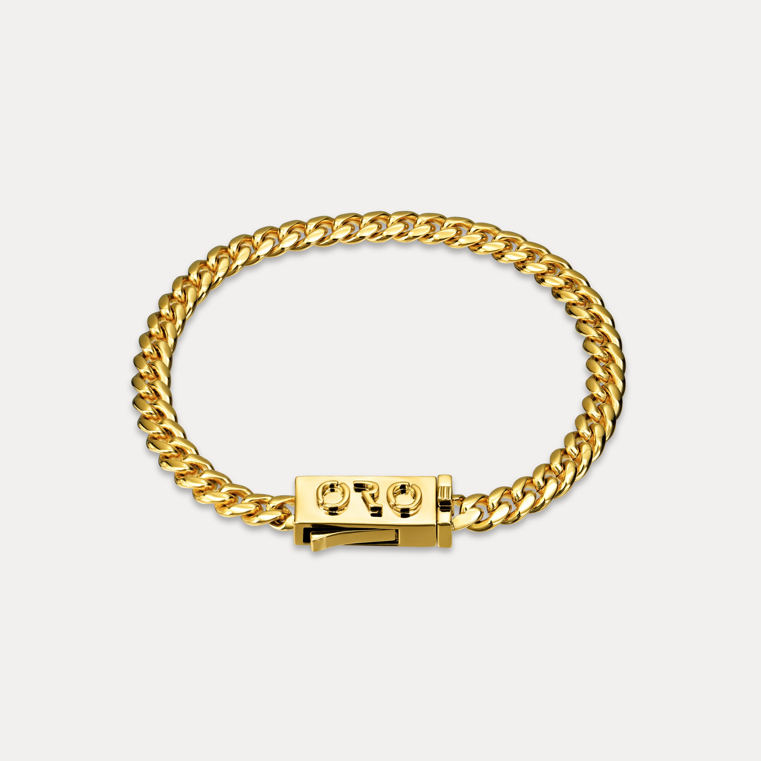 Cuban Link Bracelet (6mm) - Gold